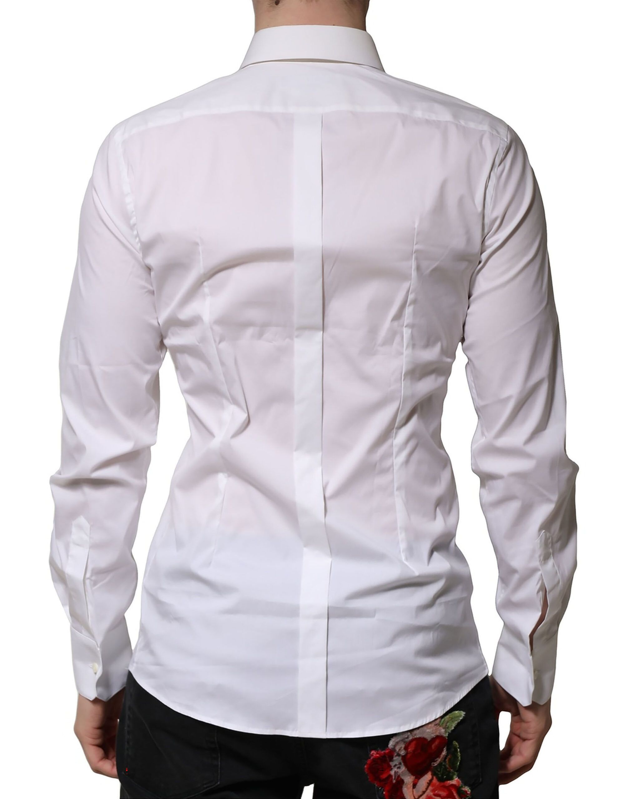 Cotton GOLD Long Sleeves Formal Men's Shirt - Dolce & Gabbana - Modalova