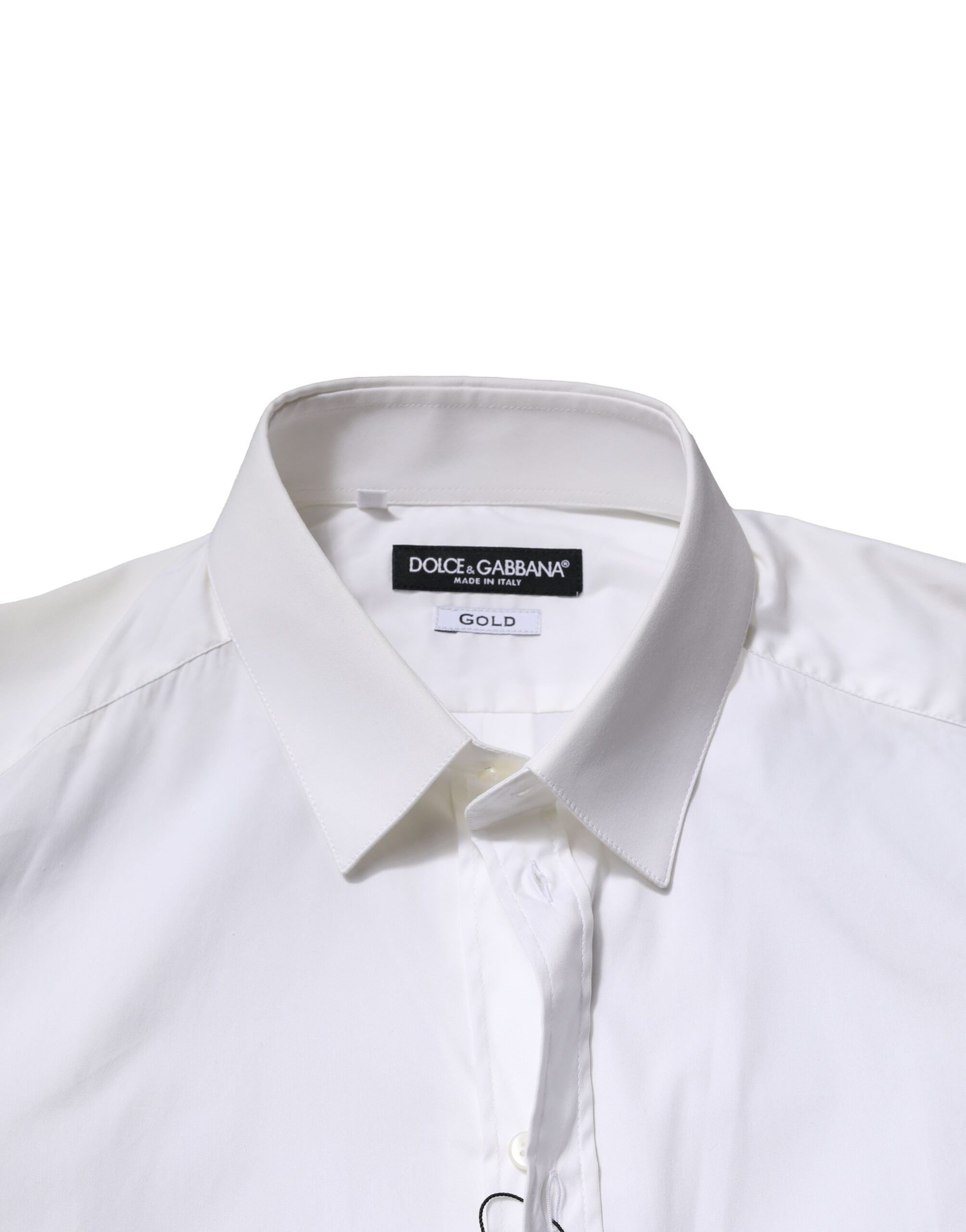 Cotton GOLD Long Sleeves Formal Men's Shirt - Dolce & Gabbana - Modalova
