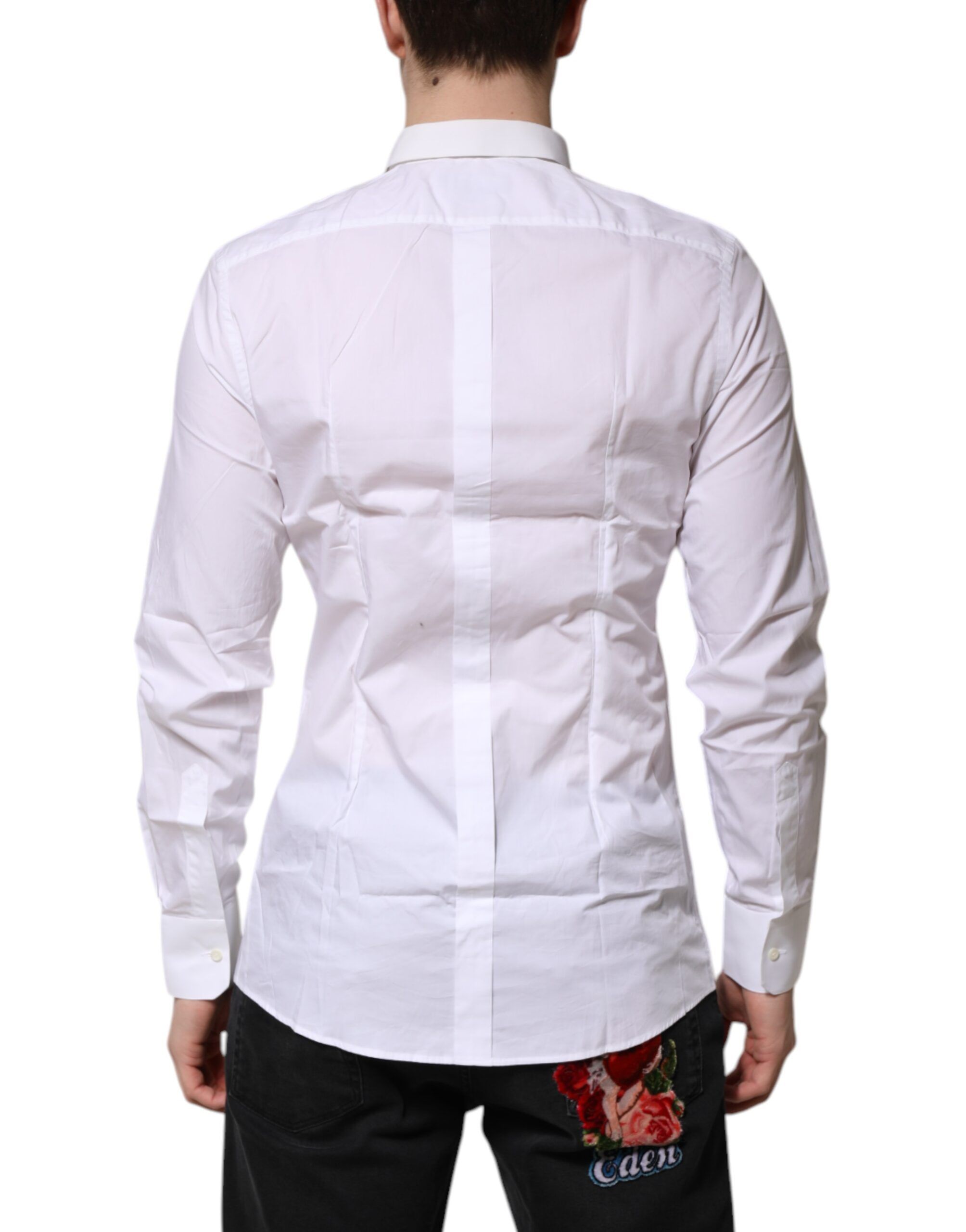 Cotton GOLD Long Sleeves Formal Men's Shirt (Pre-Owned) - Dolce & Gabbana - Modalova
