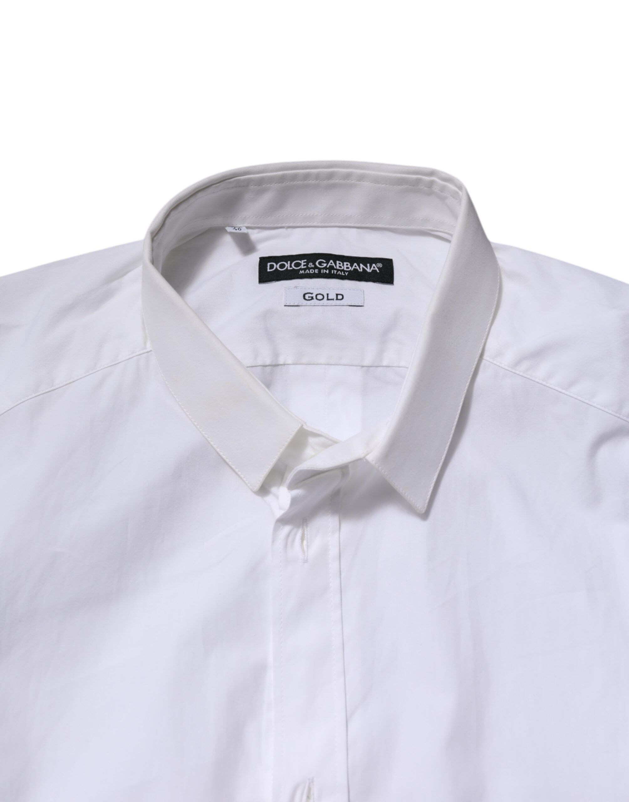 Cotton GOLD Long Sleeves Formal Men's Shirt (Pre-Owned) - Dolce & Gabbana - Modalova