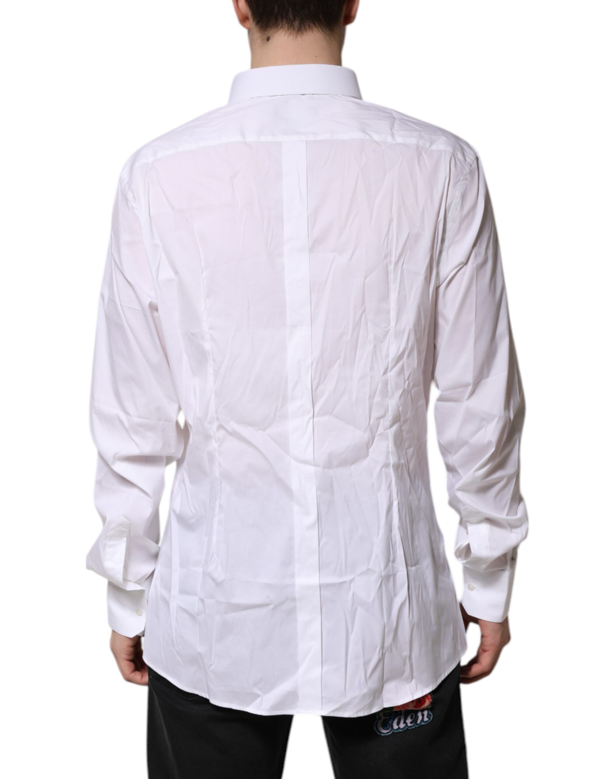 Cotton GOLD Long Sleeves Formal Men's Shirt (Pre-Owned) - Dolce & Gabbana - Modalova