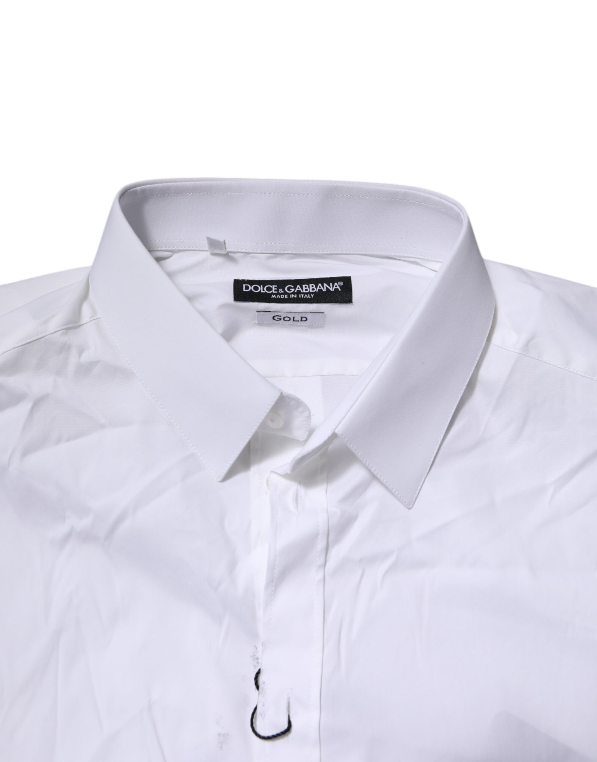 Cotton GOLD Long Sleeves Formal Men's Shirt (Pre-Owned) - Dolce & Gabbana - Modalova