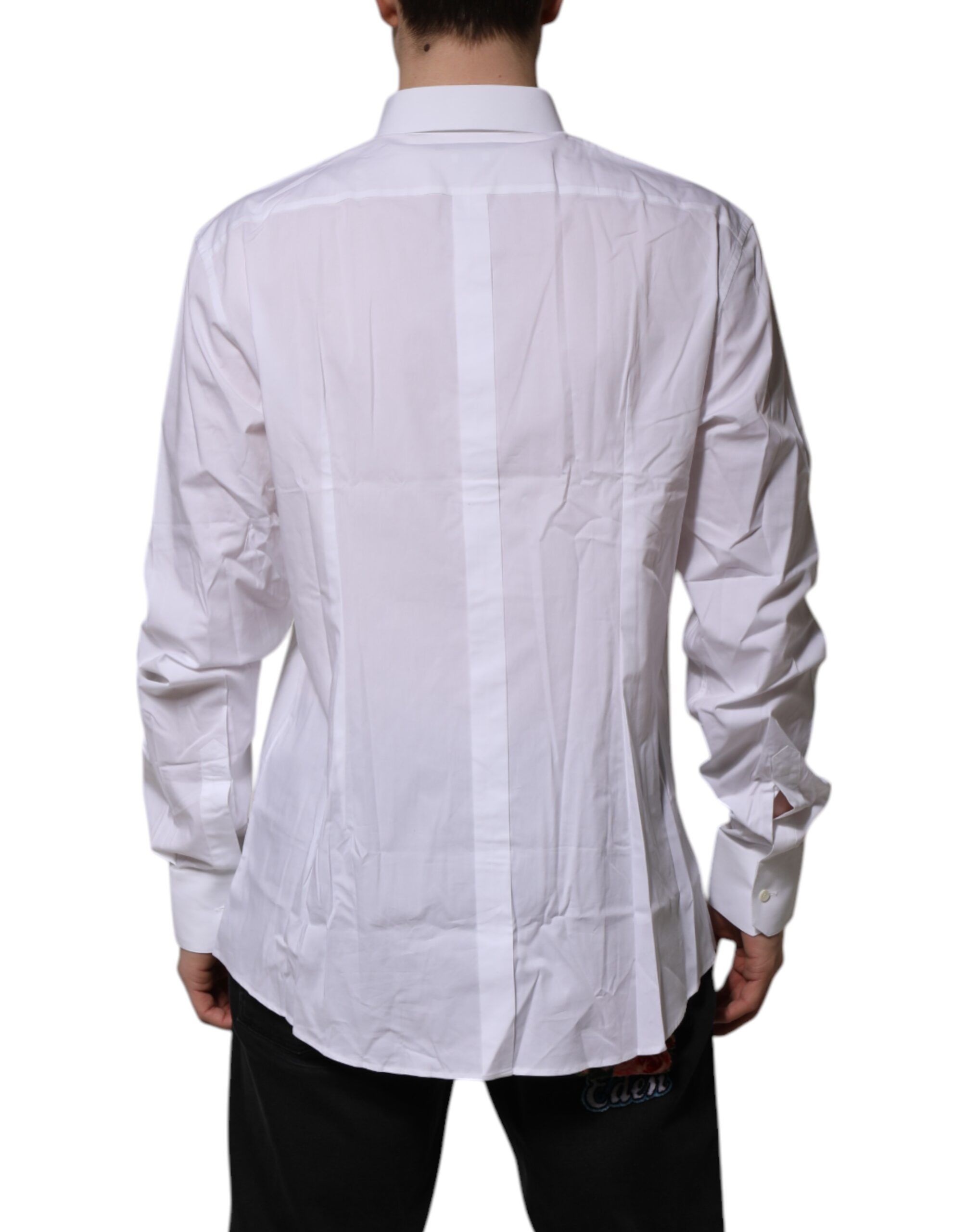 Cotton GOLD Long Sleeves Formal Men's Shirt - Dolce & Gabbana - Modalova