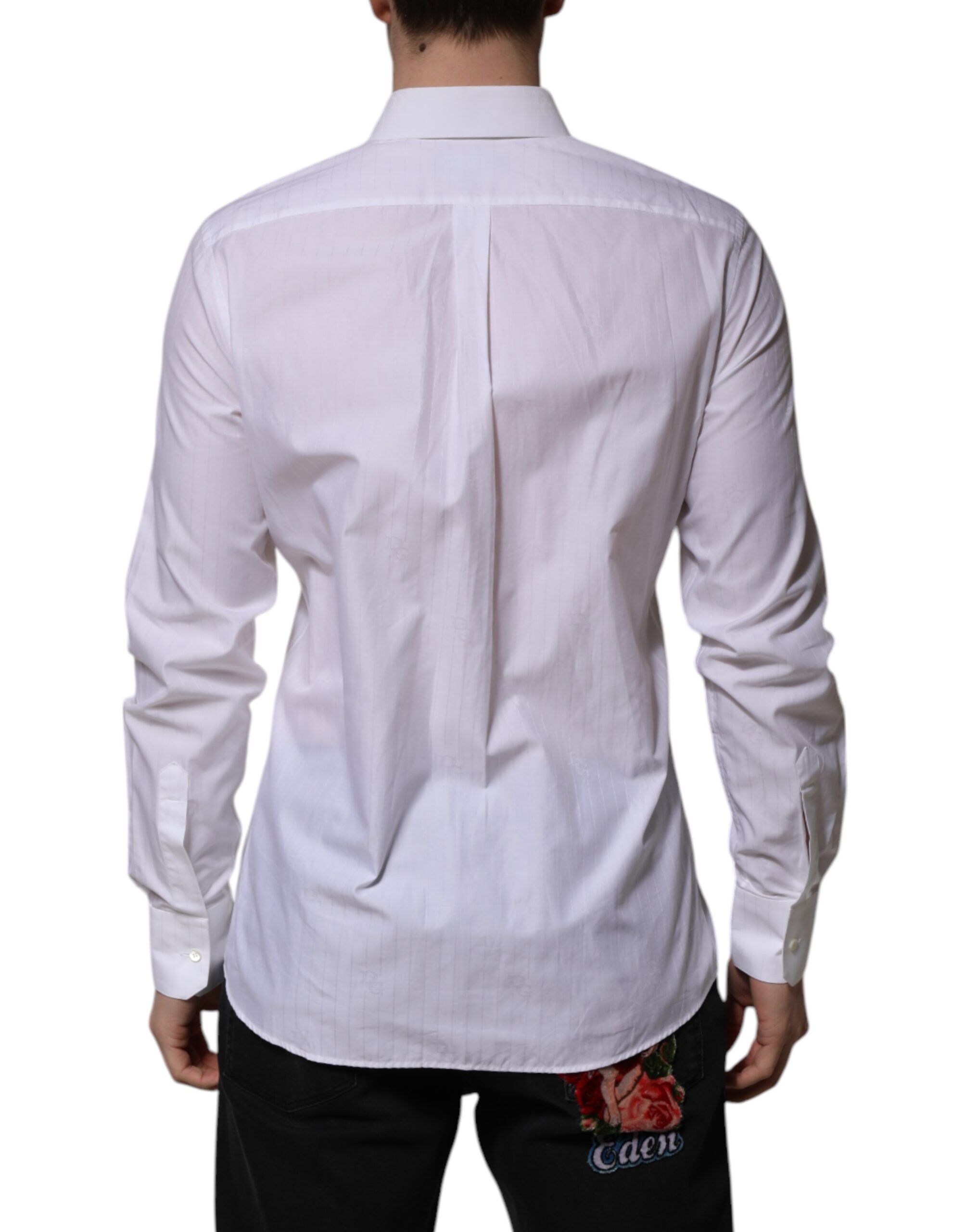 Cotton MARTINI Long Sleeve Formal Men's Shirt - Dolce & Gabbana - Modalova