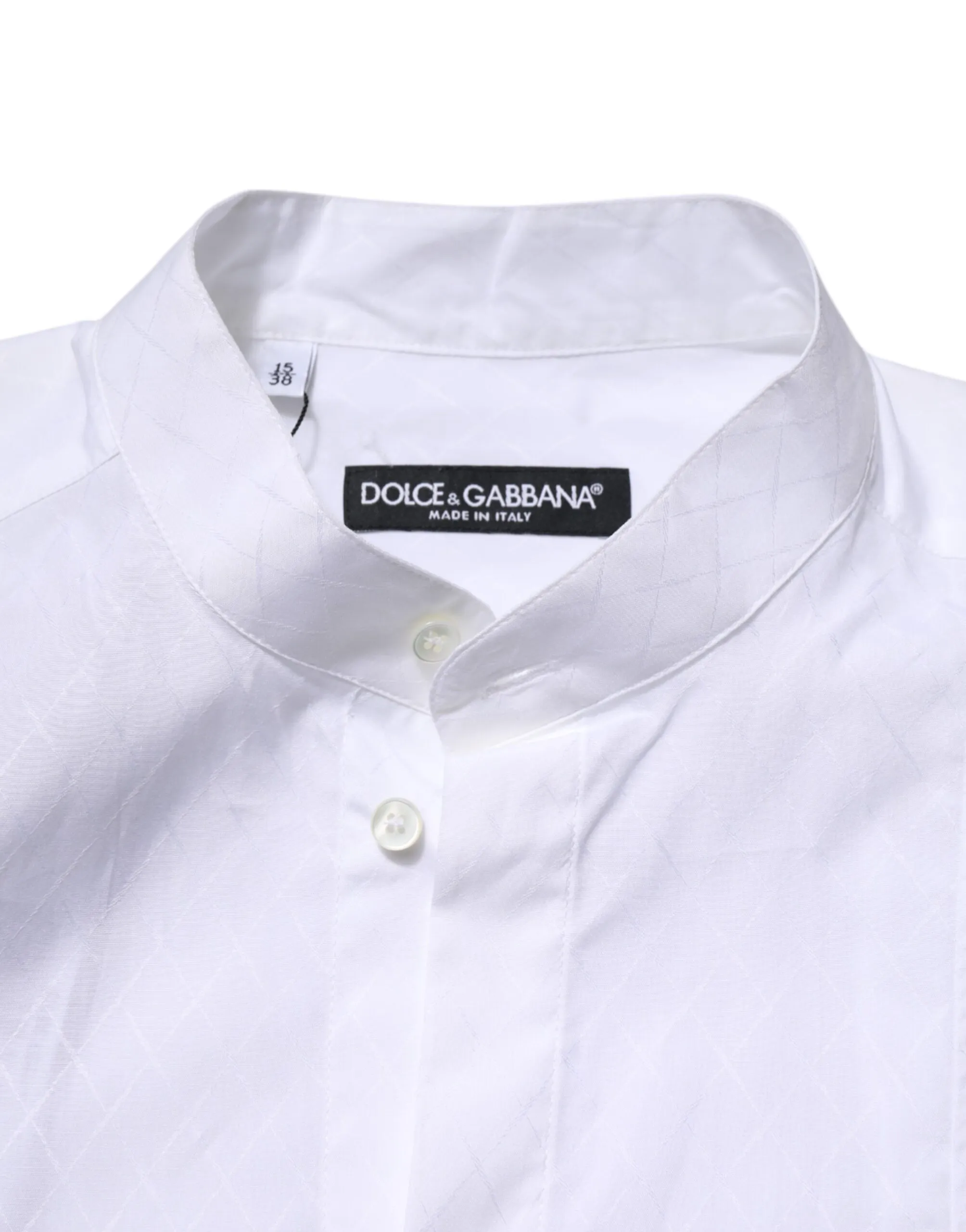 Cotton Slim Long Sleeves Formal Men's Shirt - Dolce & Gabbana - Modalova