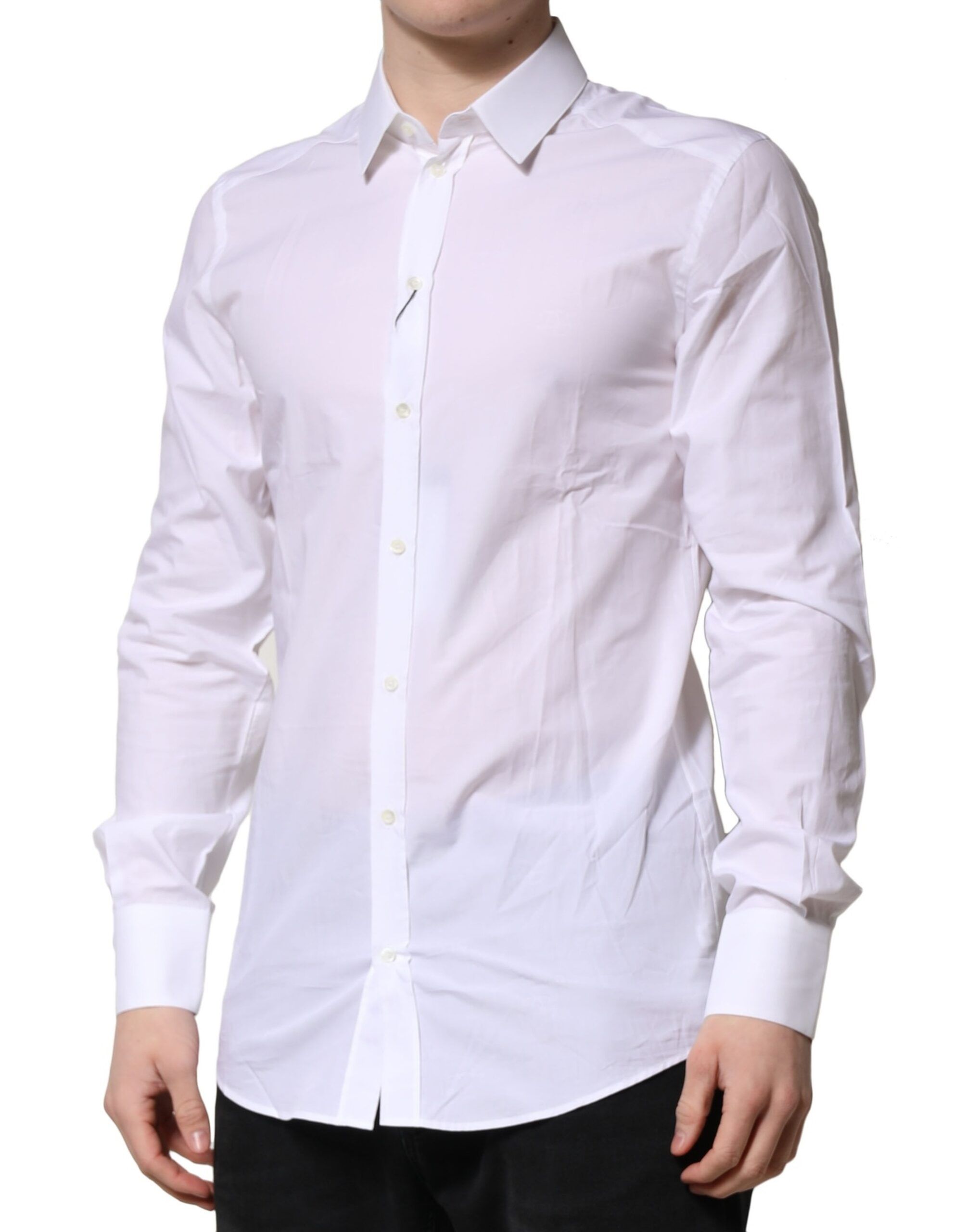 Cotton GOLD Long Sleeves Formal Men's Shirt (Pre-Owned) - Dolce & Gabbana - Modalova