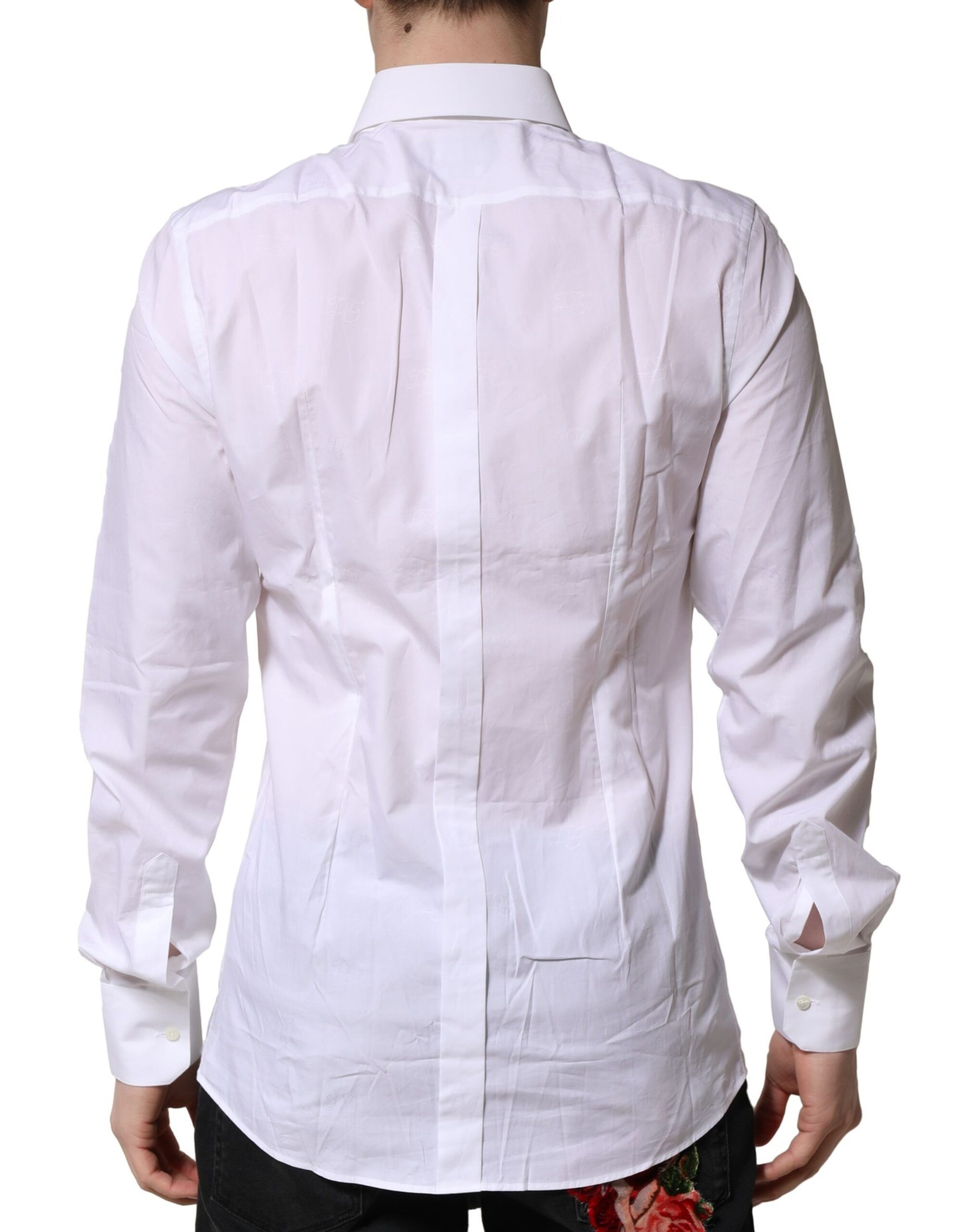 Cotton GOLD Long Sleeves Formal Men's Shirt (Pre-Owned) - Dolce & Gabbana - Modalova