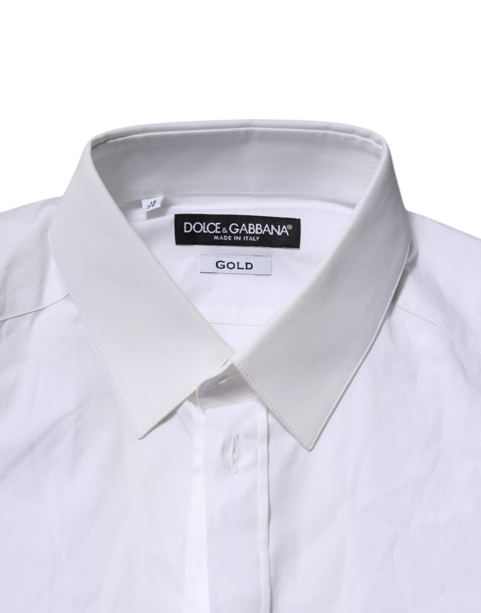 GOLD Long Sleeves Dress Formal Men's Shirt - Dolce & Gabbana - Modalova