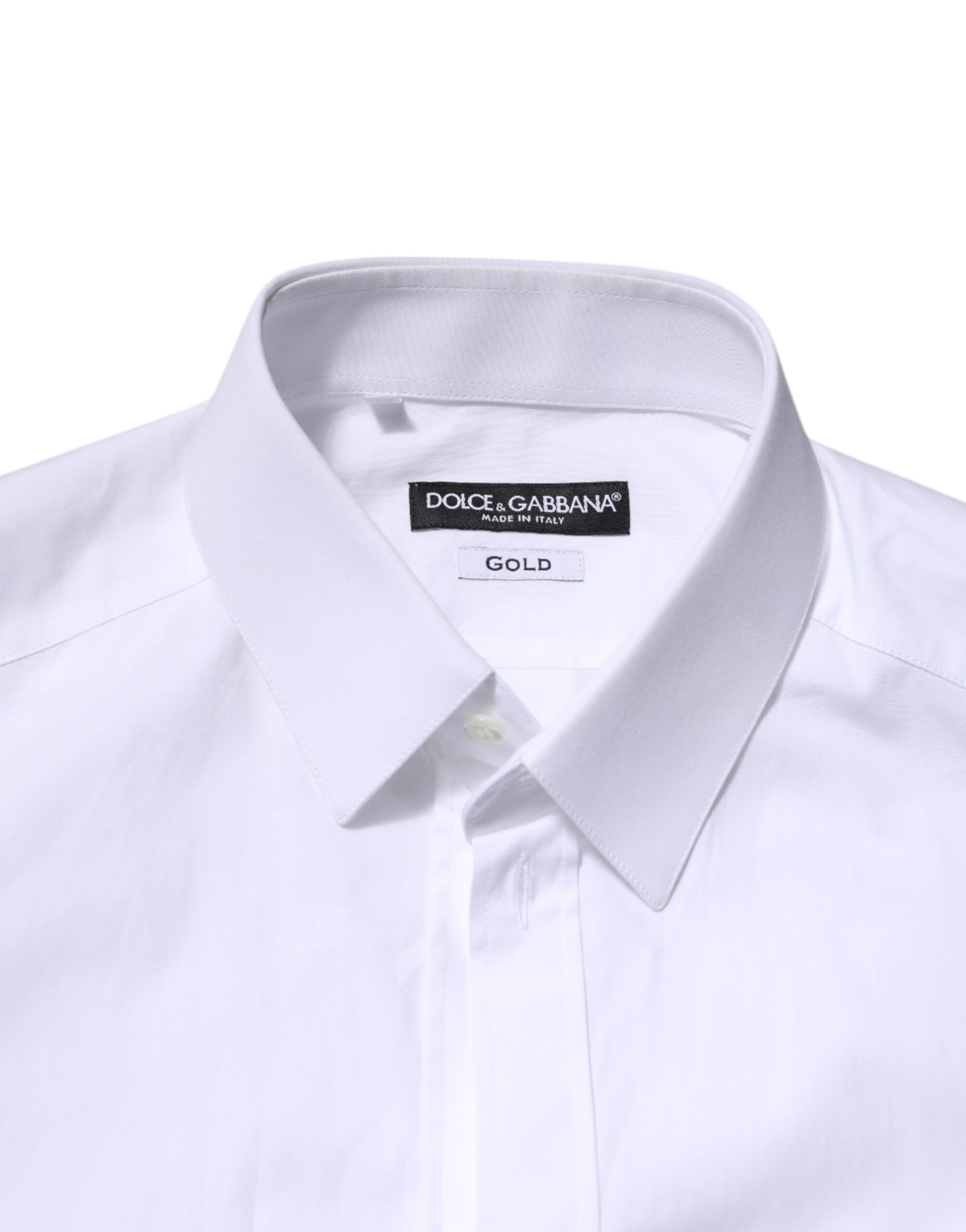Cotton GOLD Long Sleeves Formal Men's Shirt - Dolce & Gabbana - Modalova