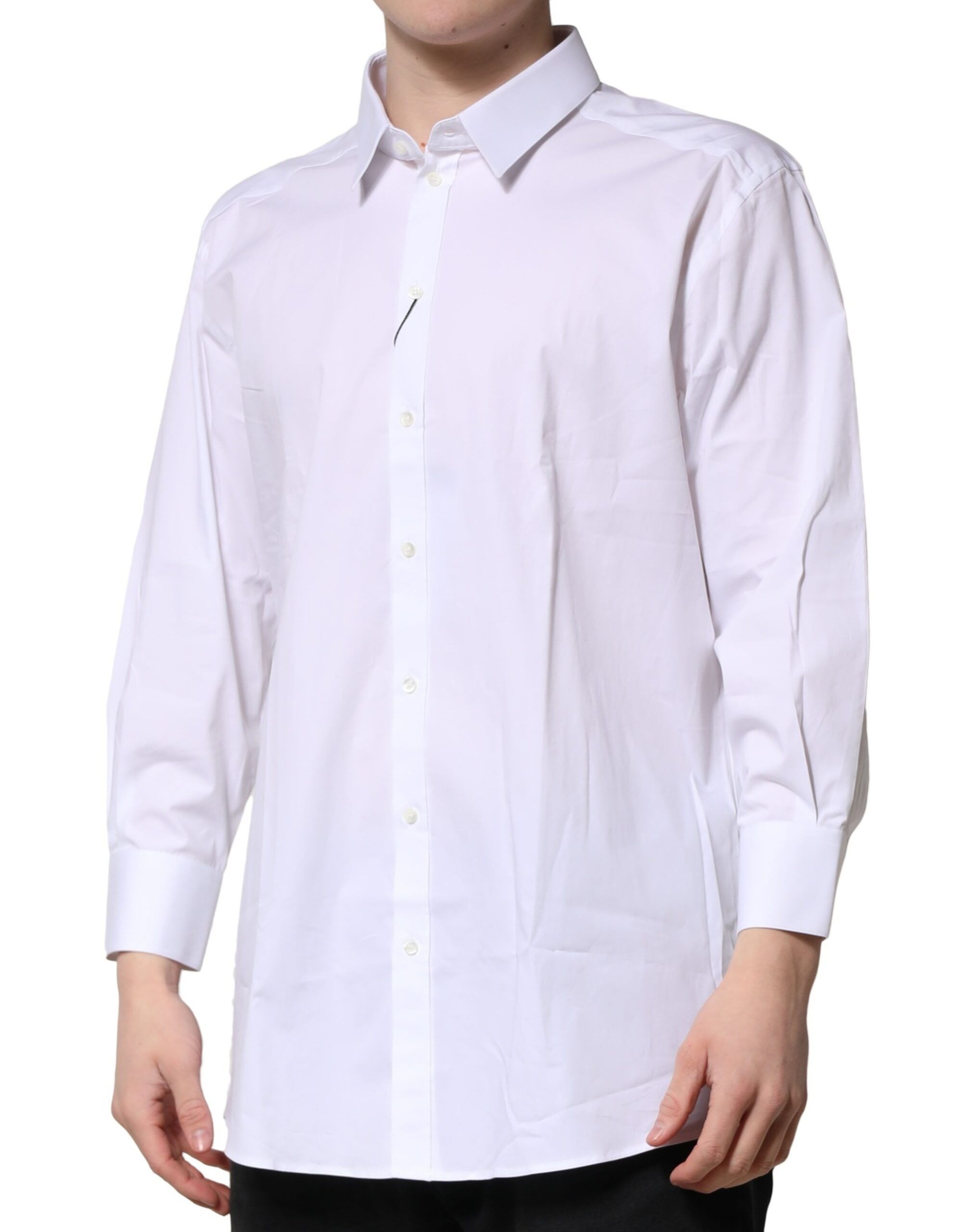 GOLD Long Sleeve Dress Men Formal Men's Shirt (Pre-Owned) - Dolce & Gabbana - Modalova