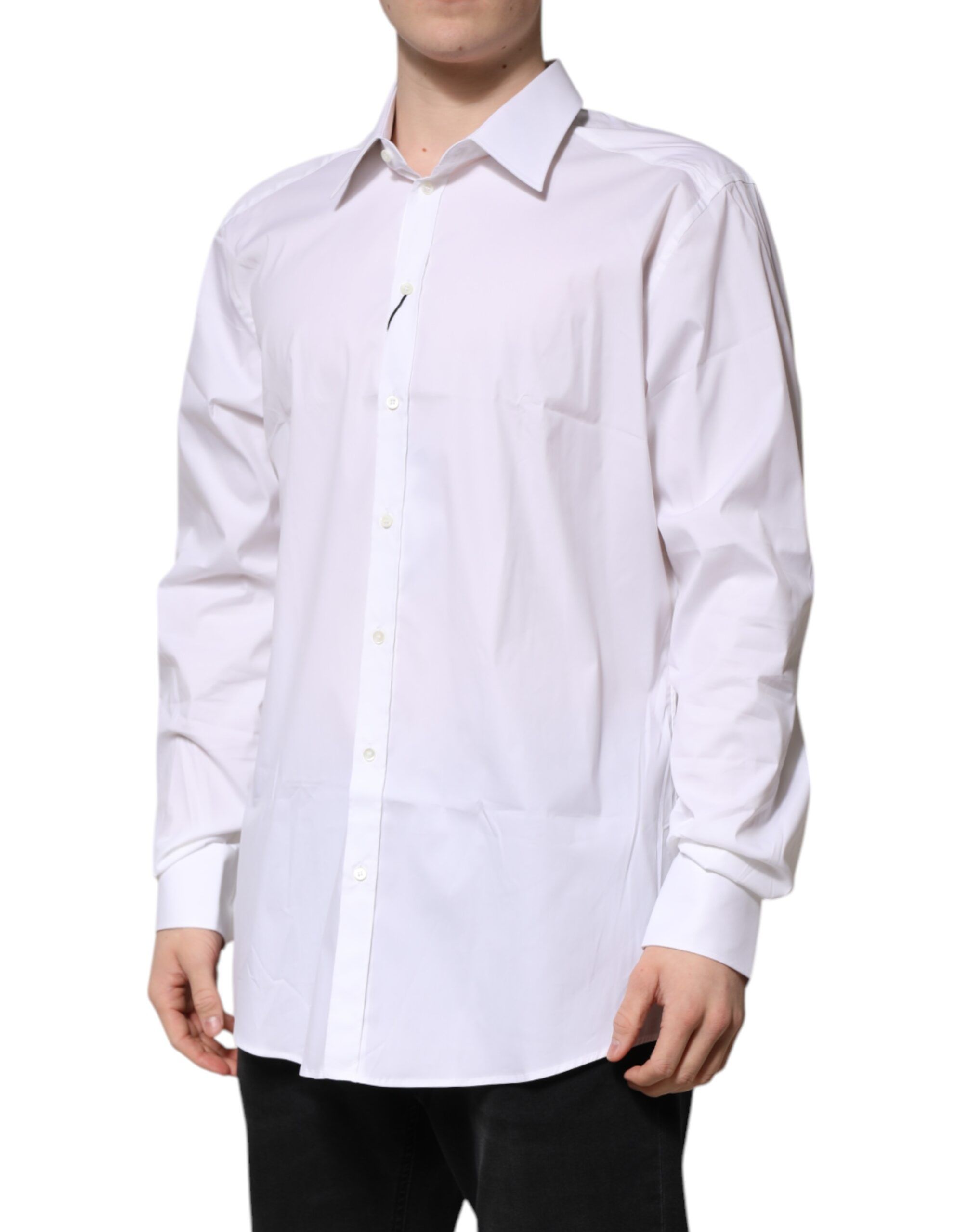 GOLD Long Sleeve Dress Men Formal Men's Shirt (Pre-Owned) - Dolce & Gabbana - Modalova