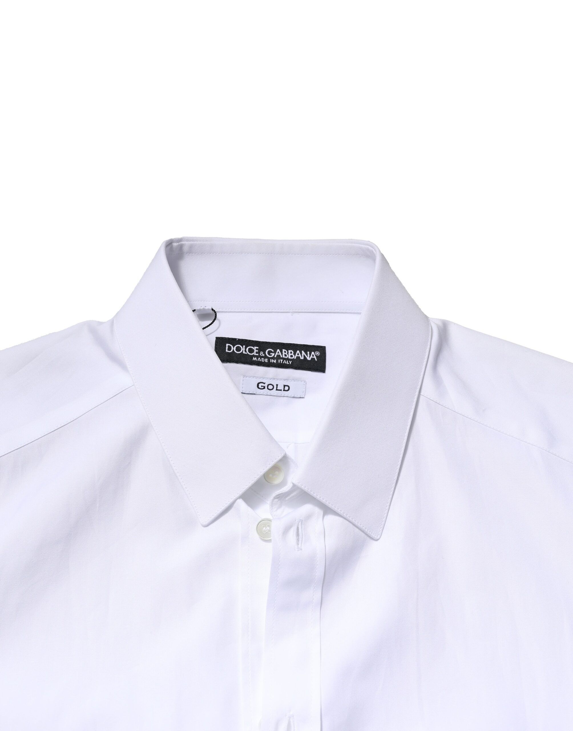 GOLD Cotton Long Sleeves Men Formal Men's Shirt (Pre-Owned) - Dolce & Gabbana - Modalova