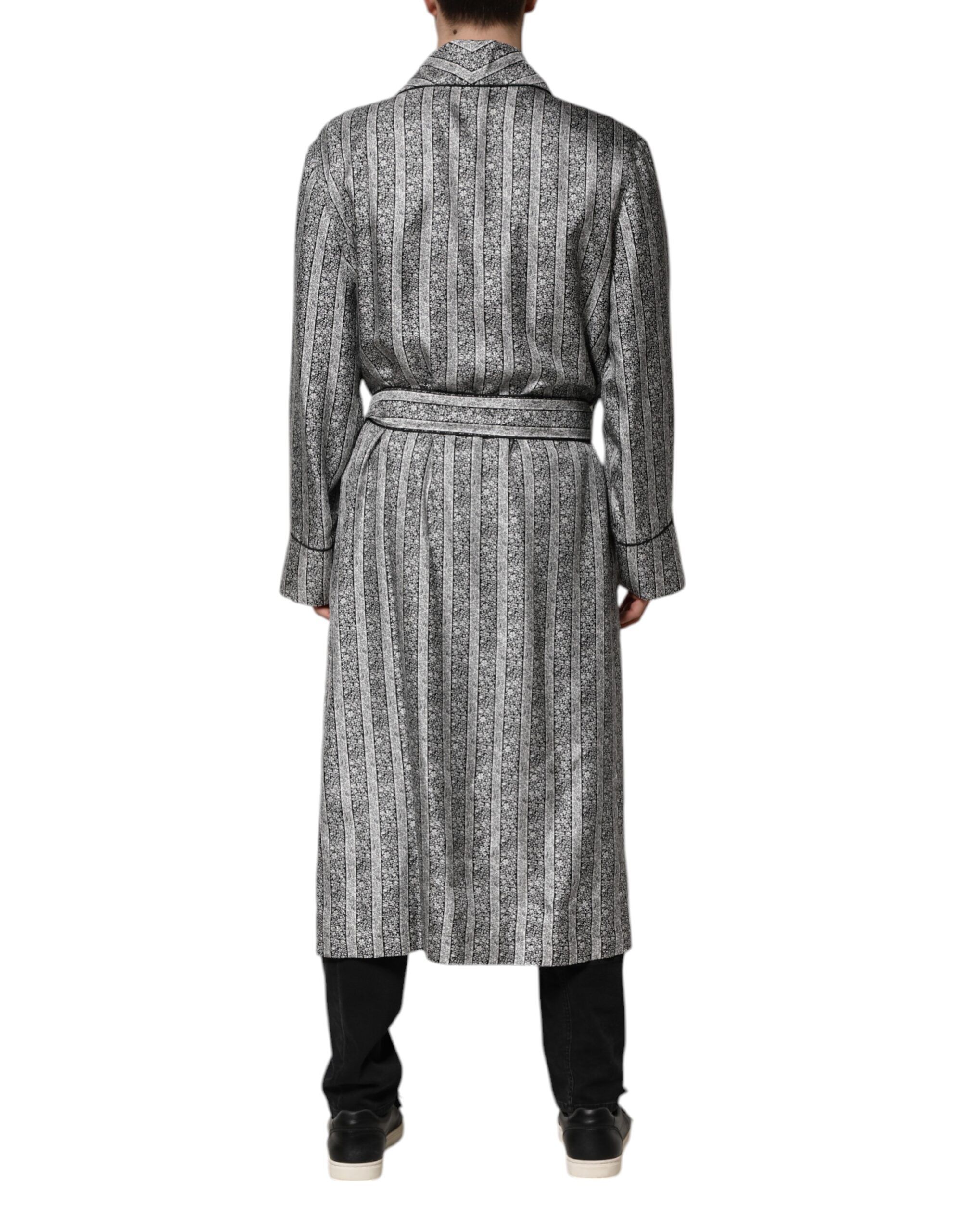 Floral Robe Coat Wrap Men's Jacket - Dolce & Gabbana - Modalova