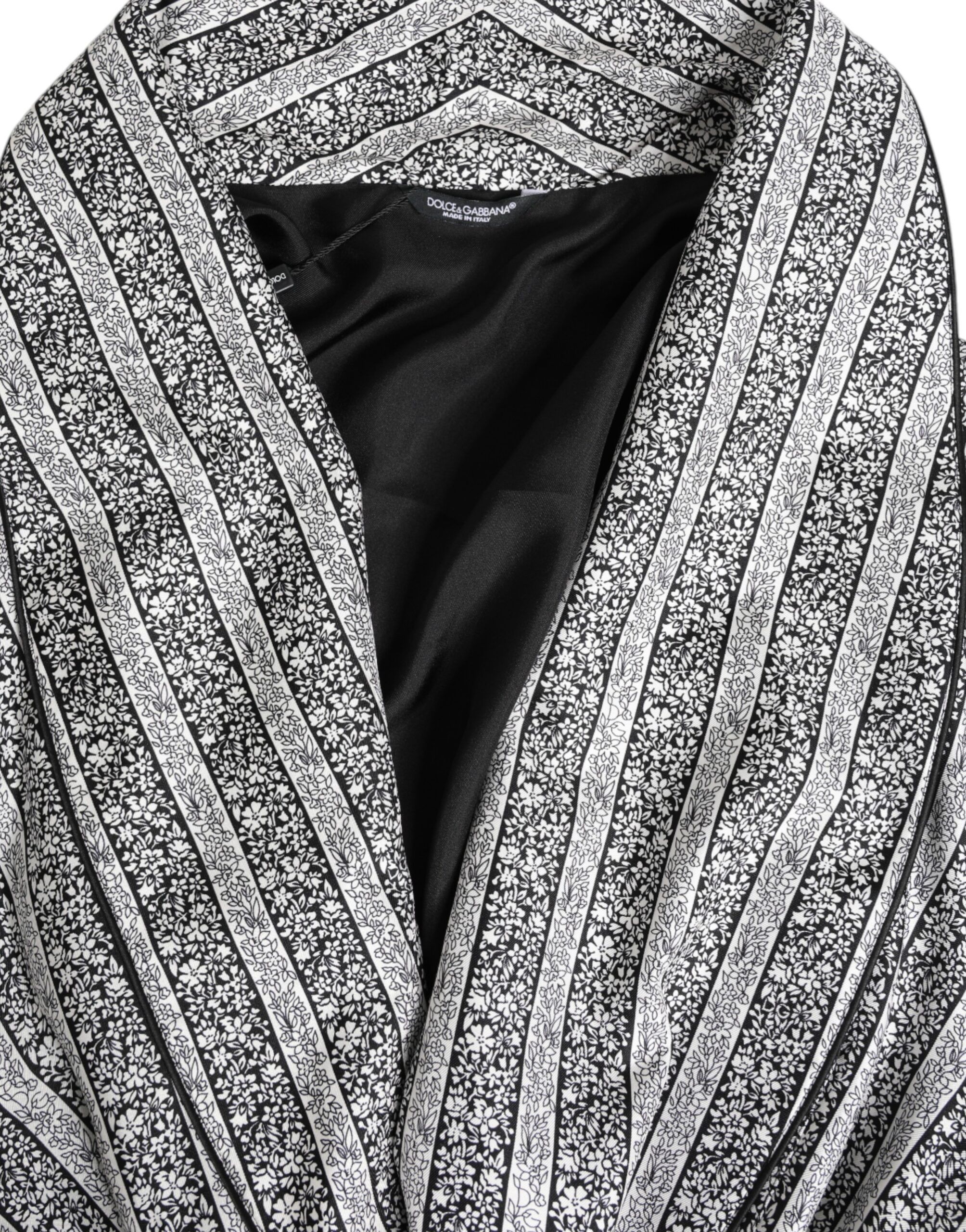 Floral Robe Coat Wrap Men's Jacket - Dolce & Gabbana - Modalova