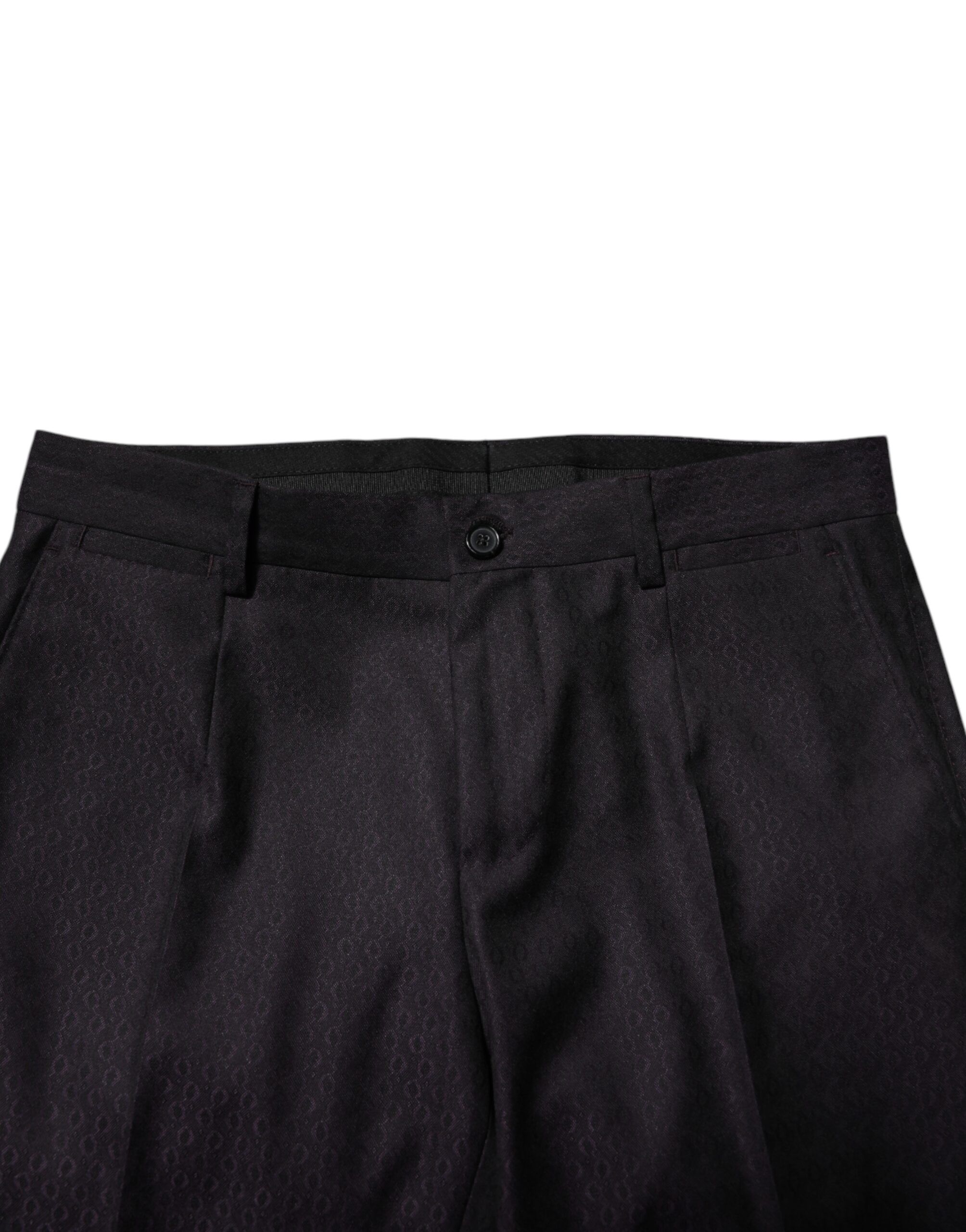 Wool Patterned Formal Men's Pants - Dolce & Gabbana - Modalova