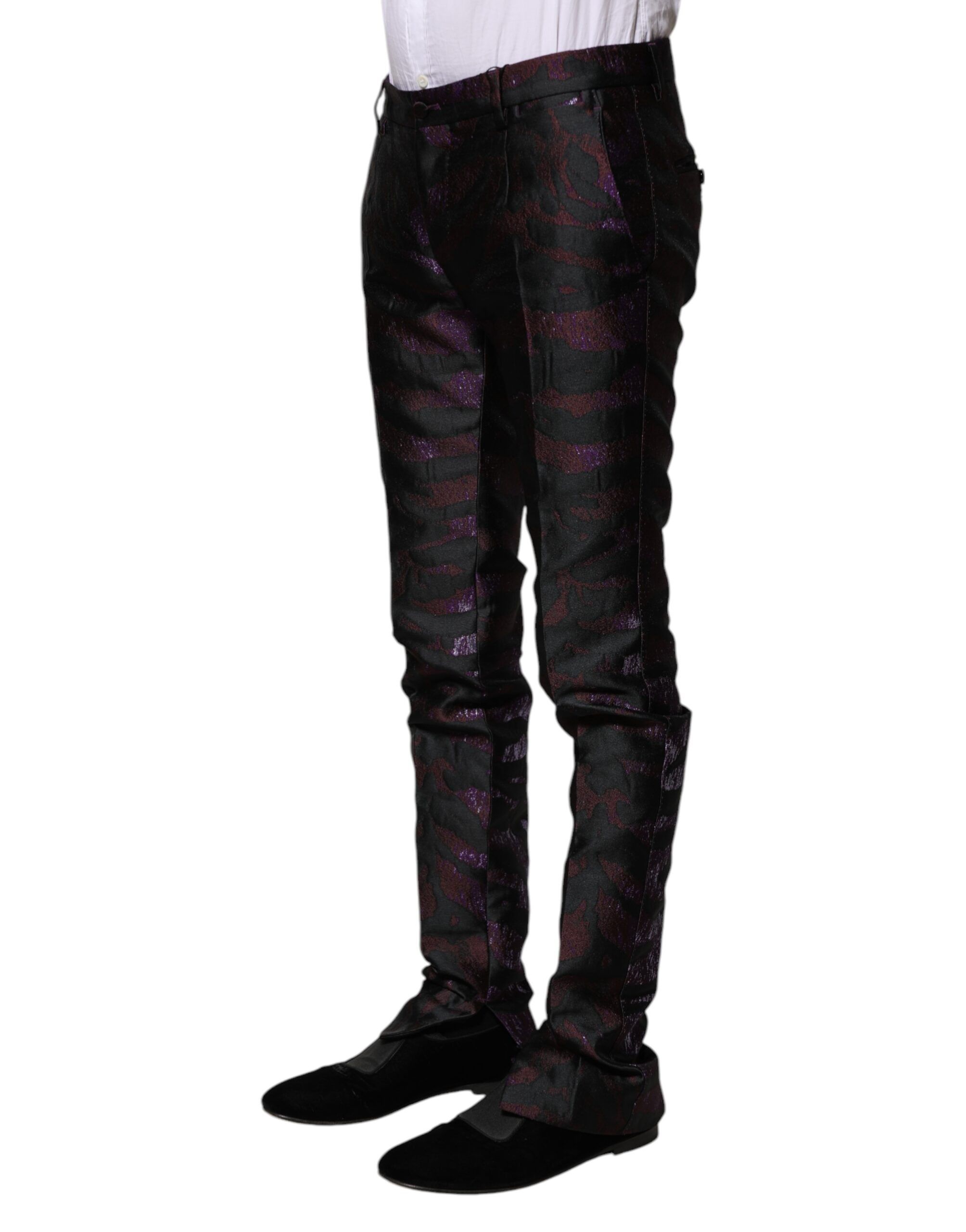 Polyester Patterned Men's Pants - Dolce & Gabbana - Modalova