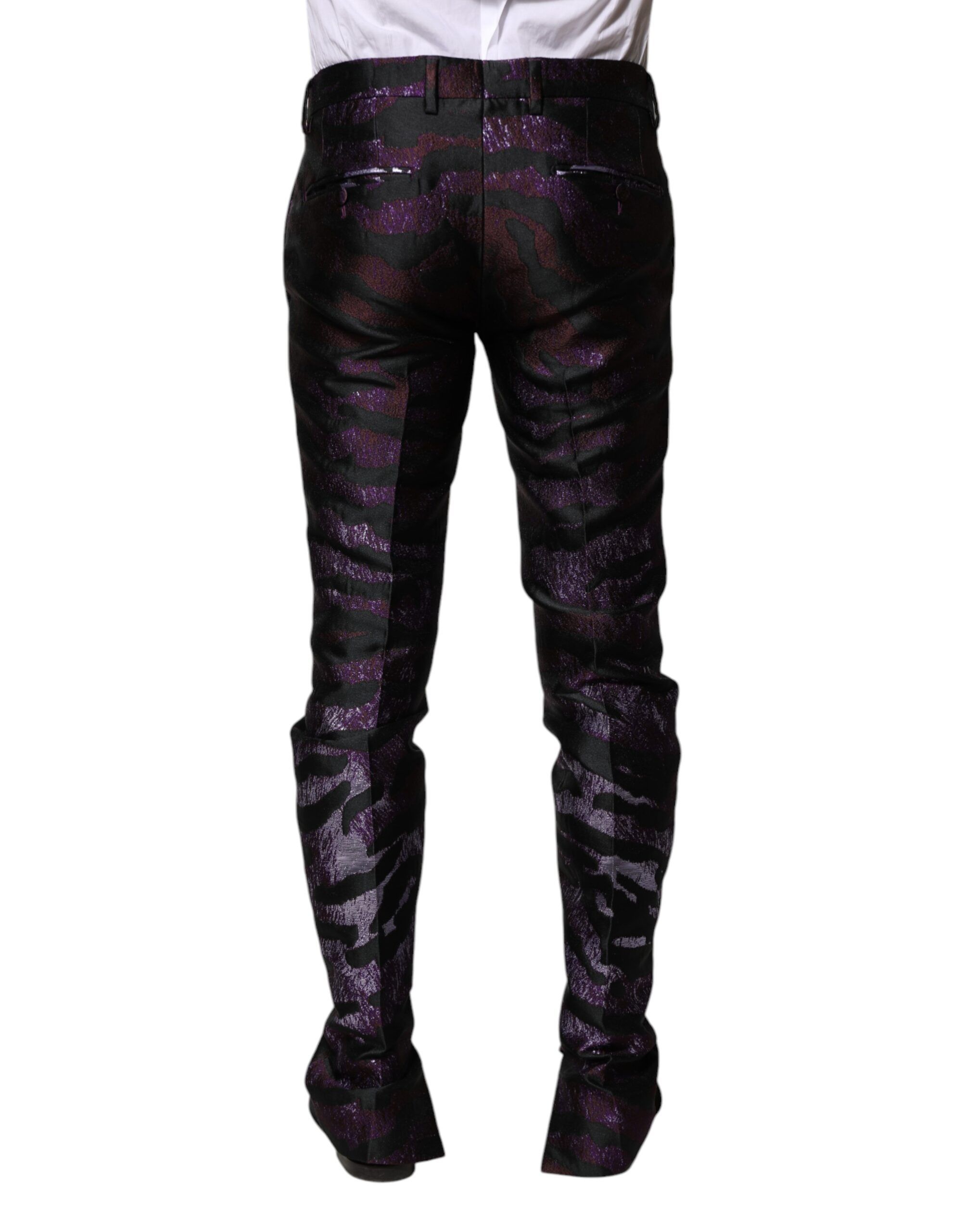 Polyester Patterned Men's Pants - Dolce & Gabbana - Modalova
