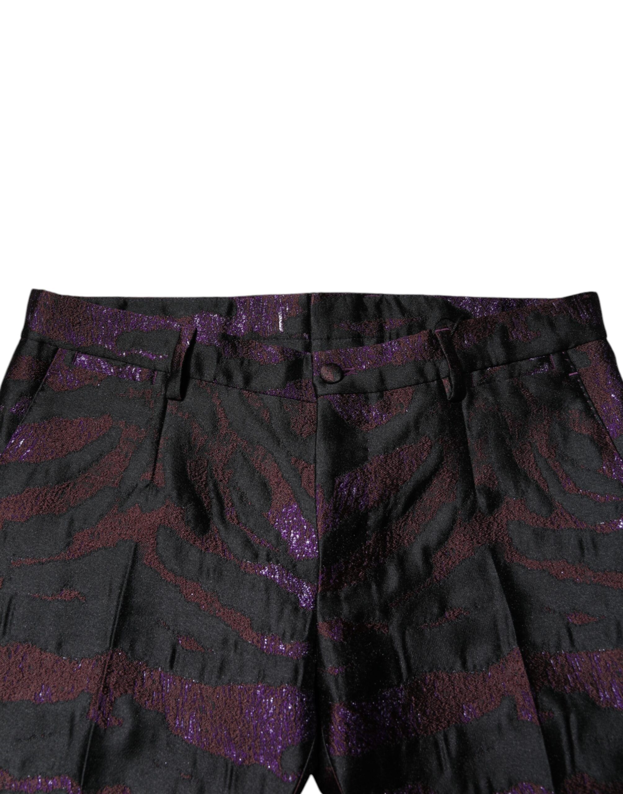 Polyester Patterned Men's Pants - Dolce & Gabbana - Modalova
