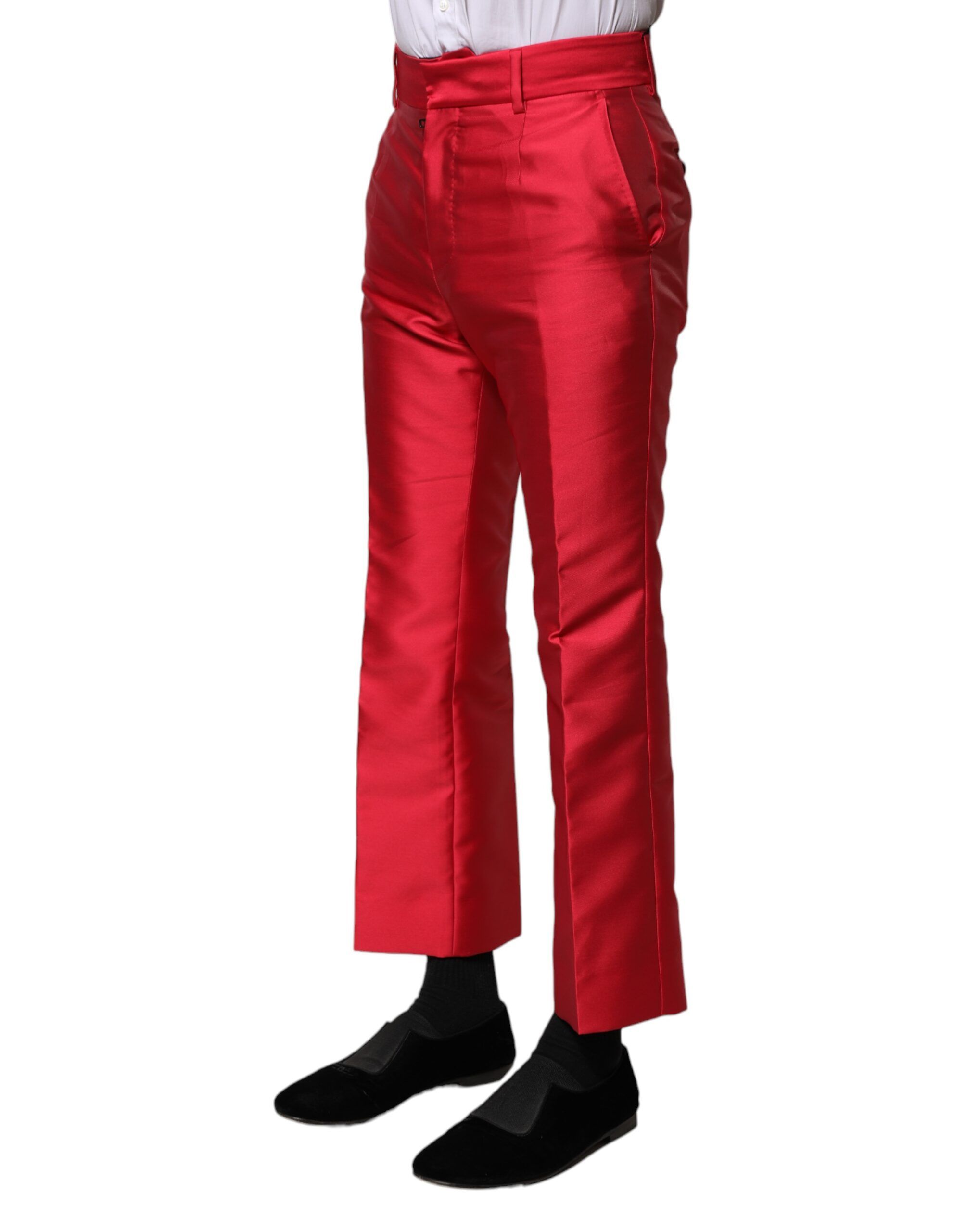 Polyester Cropped Dress Men's Pants - Dolce & Gabbana - Modalova