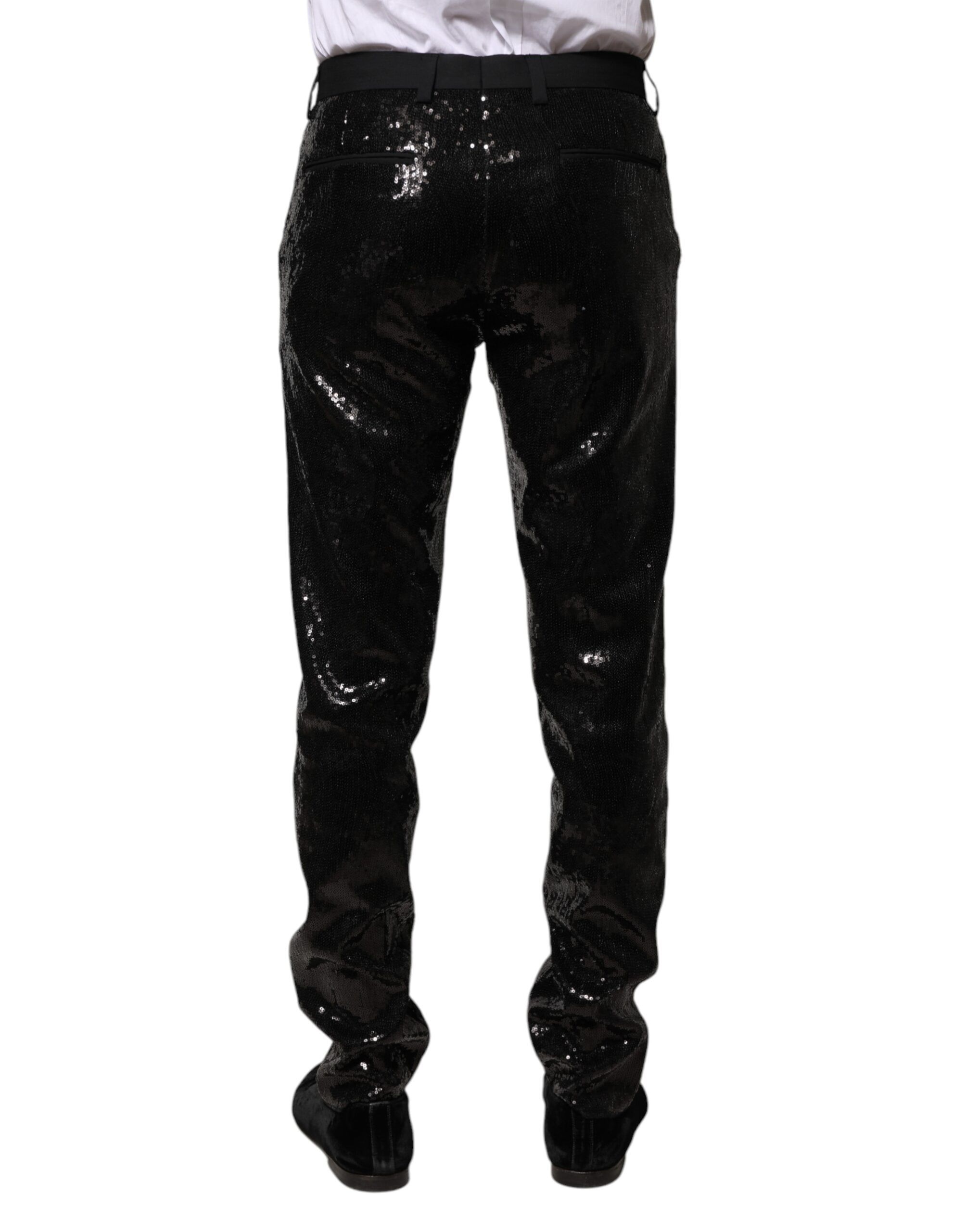 Sequined Embellishment Men's Pants - Dolce & Gabbana - Modalova