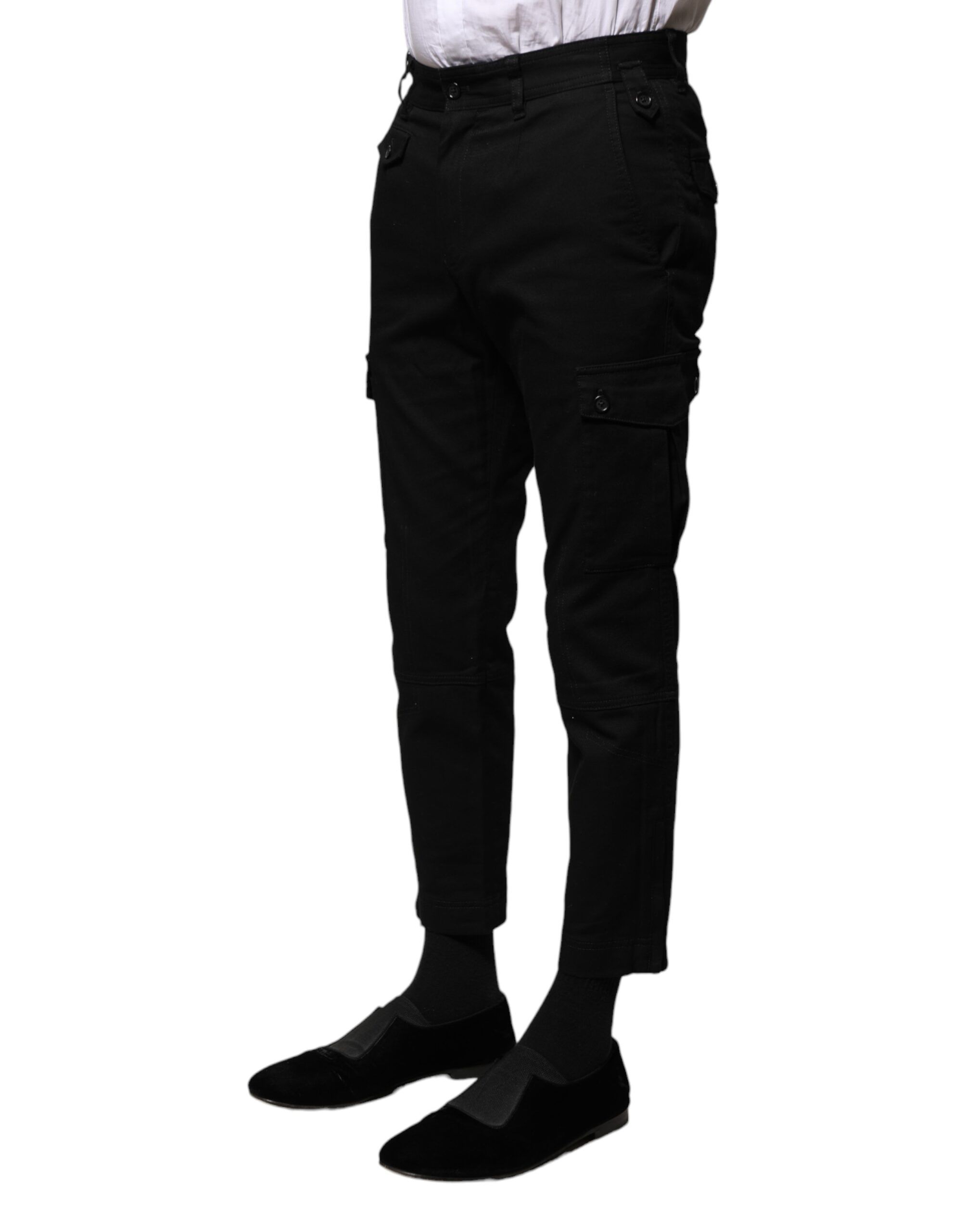 Cotton Formal Men Cropped Men's Pants (Pre-Owned) - Dolce & Gabbana - Modalova