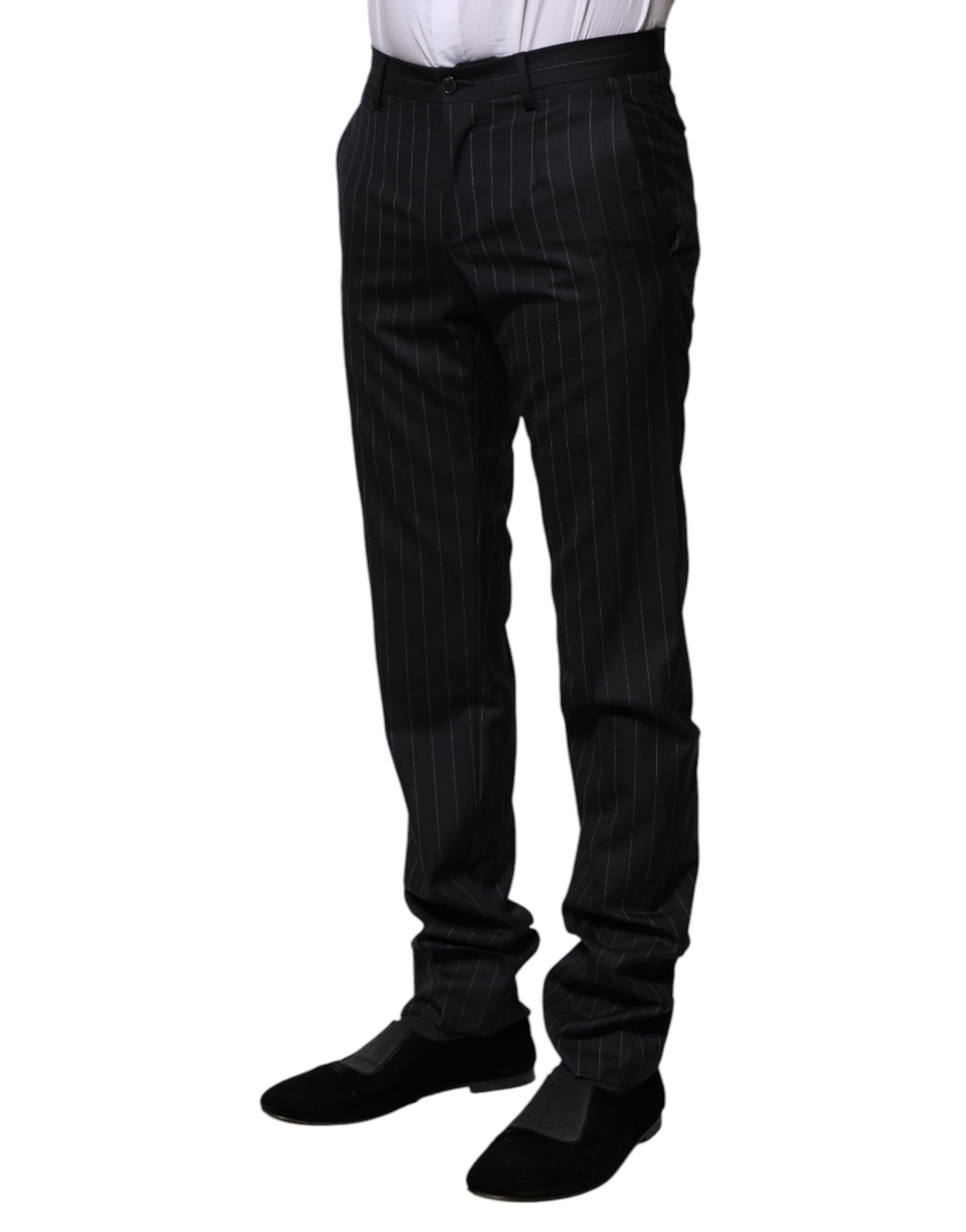 Wool Striped Formal Men's Pants - Dolce & Gabbana - Modalova