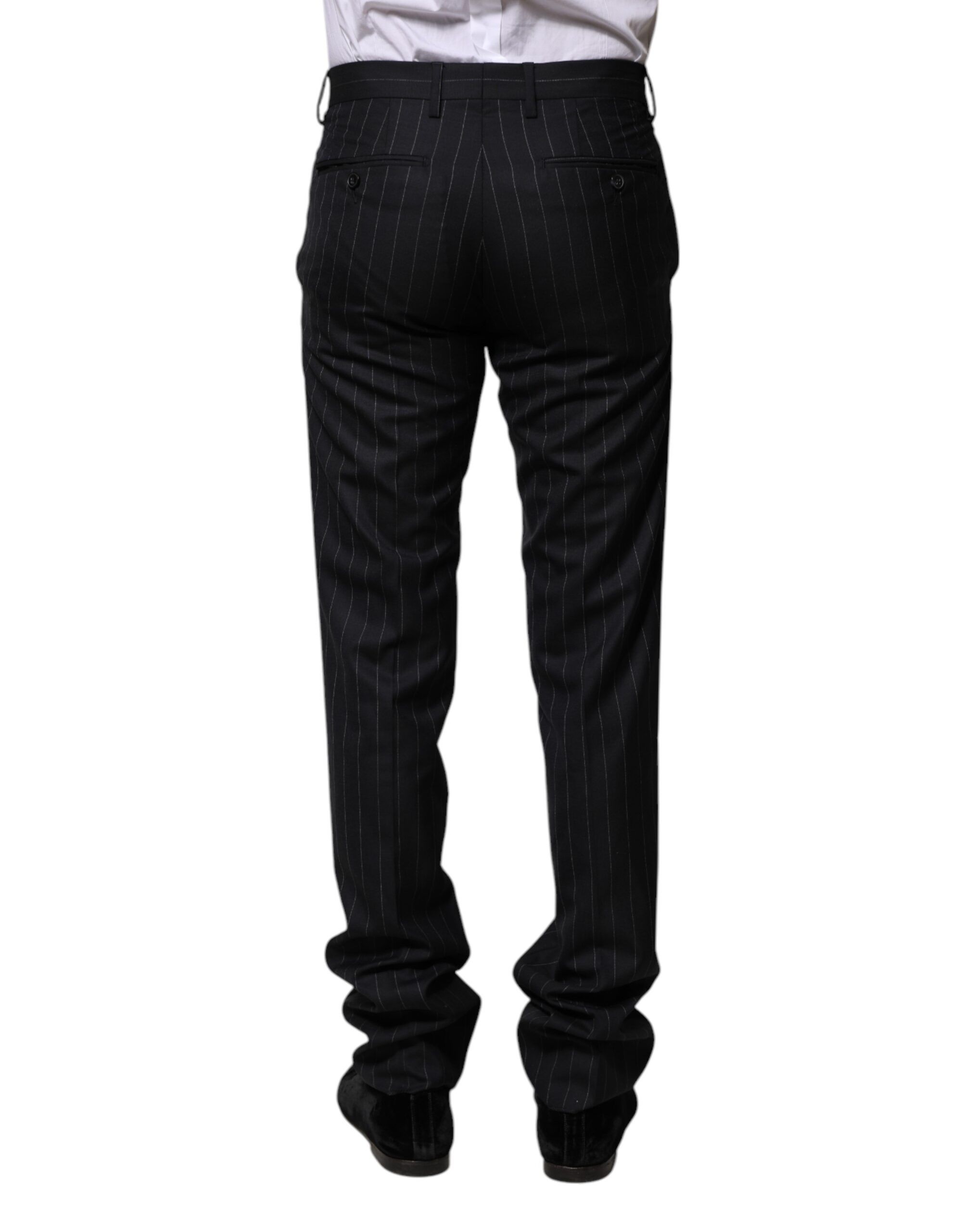 Wool Striped Formal Men's Pants - Dolce & Gabbana - Modalova
