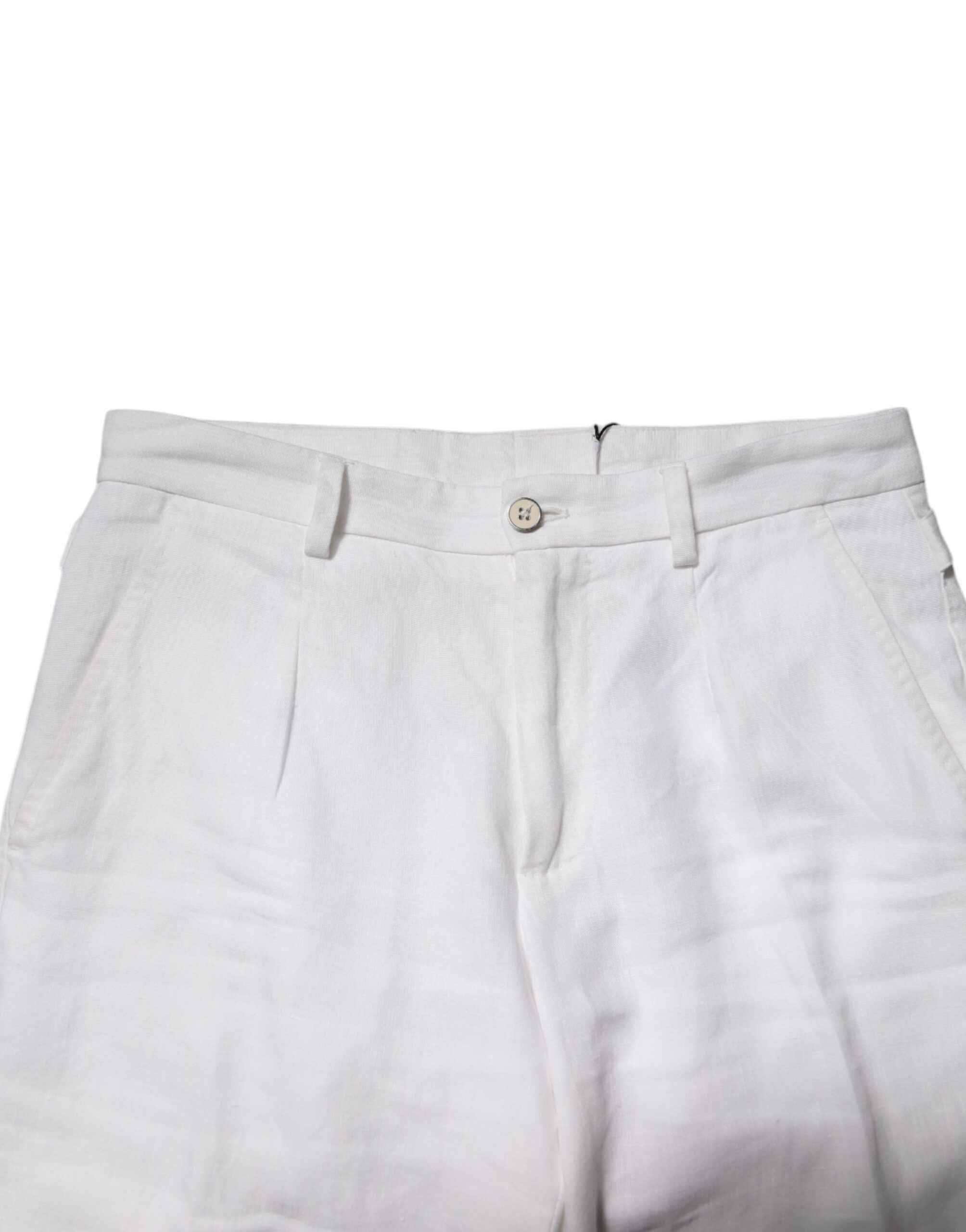 Linen Mid Waist Cropped Men's Pants (Pre-Owned) - Dolce & Gabbana - Modalova