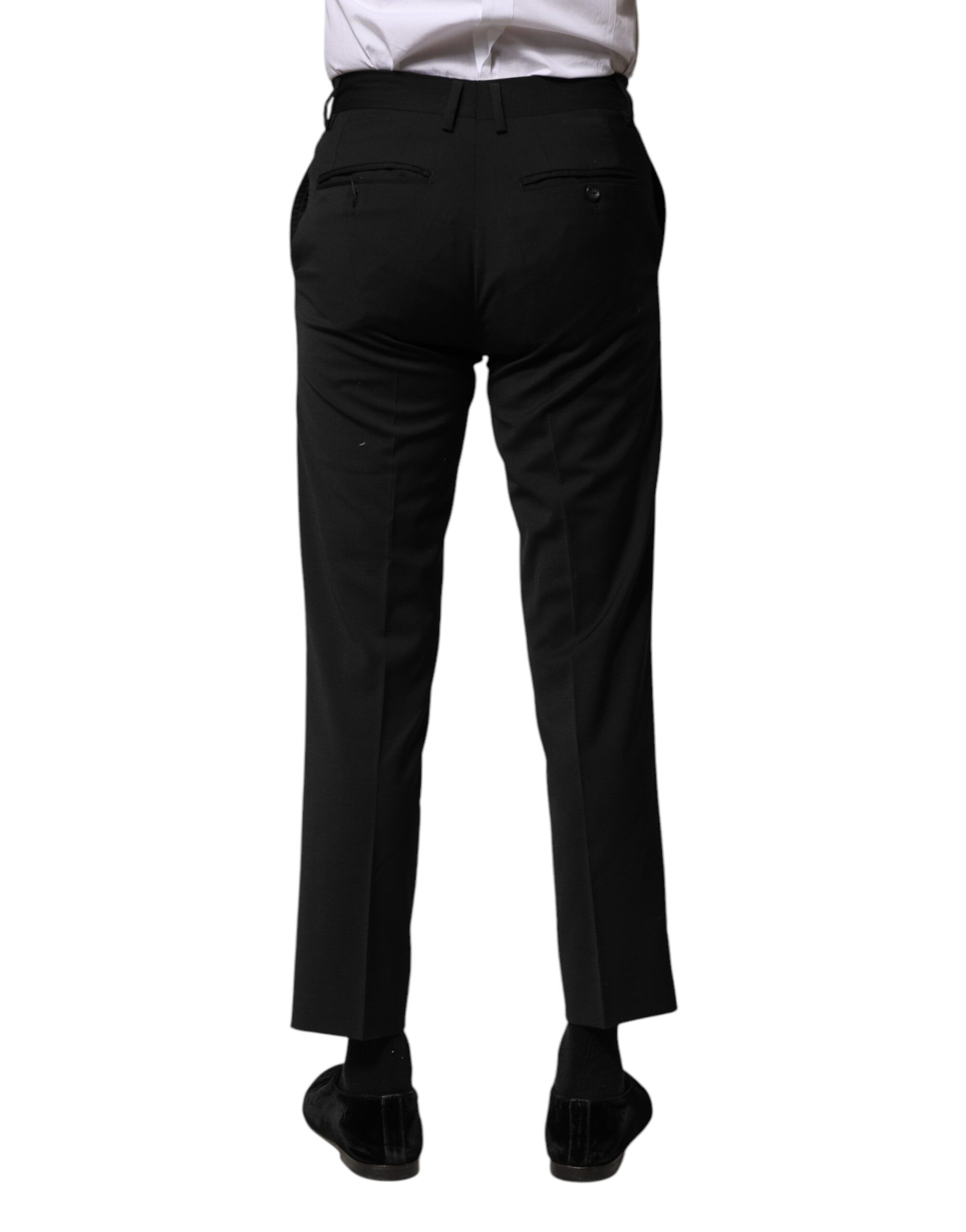 Wool Formal Men Cropped Men's Pants - Dolce & Gabbana - Modalova
