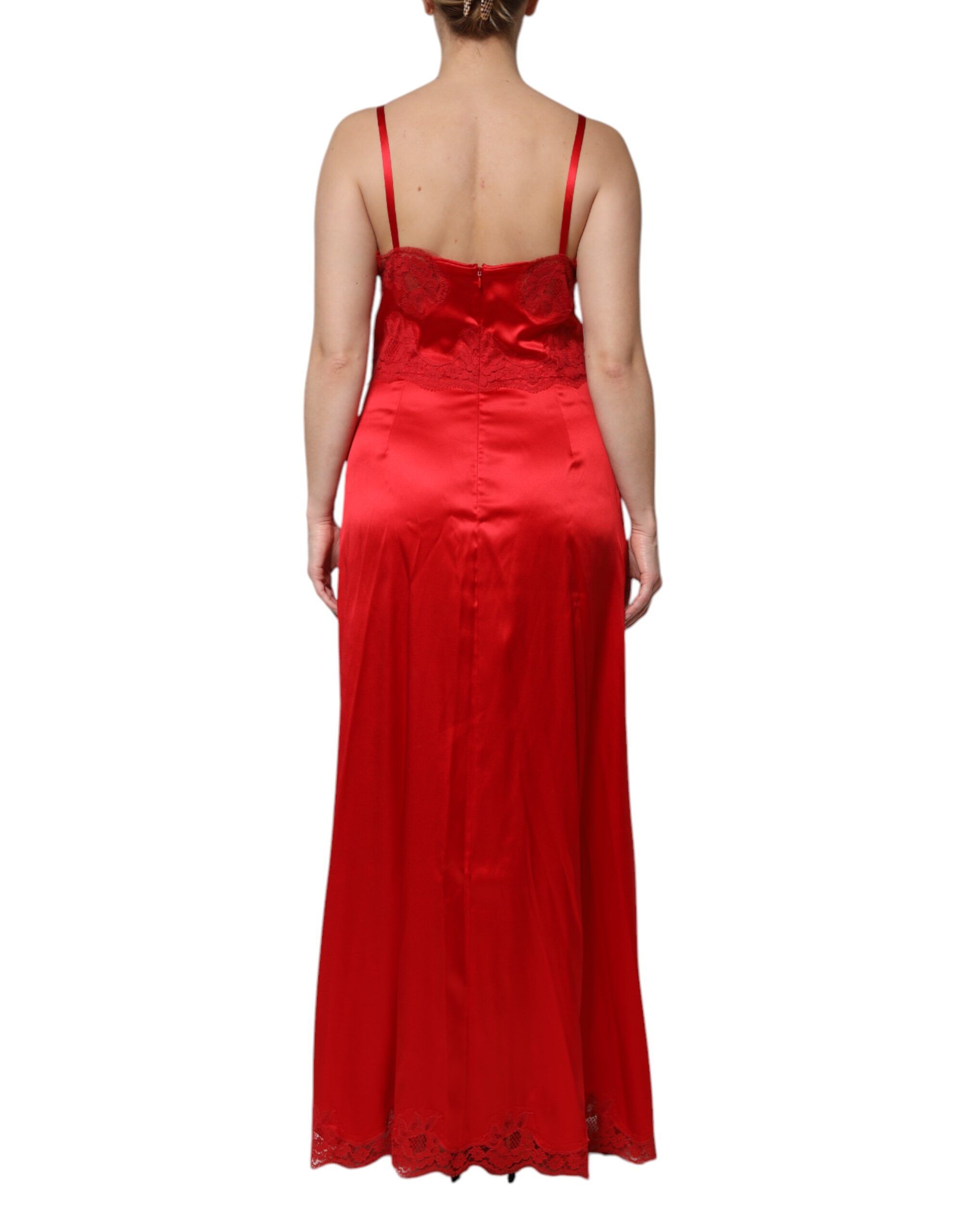 Silk Sleeveless Maxi Long Women's Dress - Dolce & Gabbana - Modalova