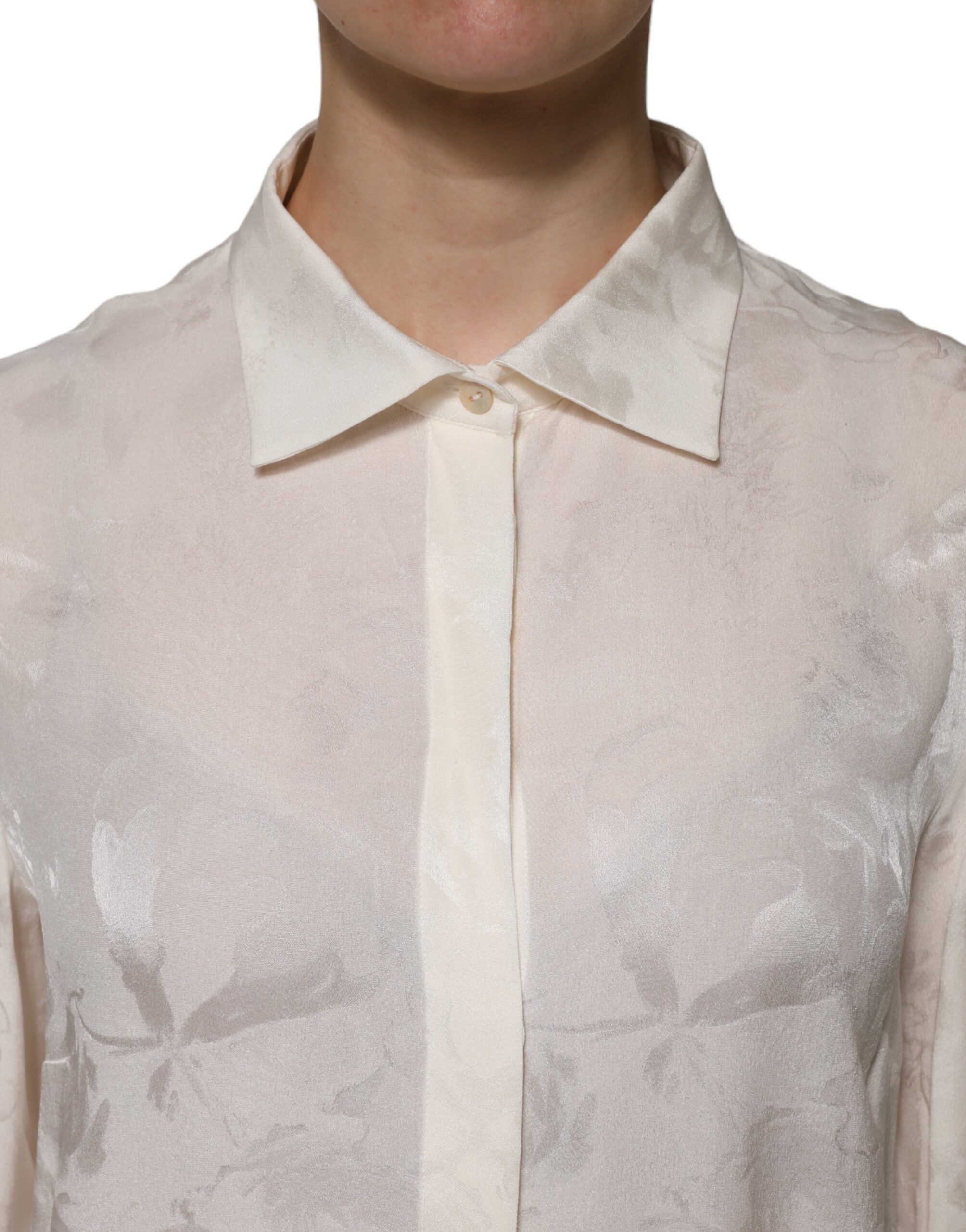 Button Down Long Sleeves Blouse Women's Top (Pre-Owned) - Dolce & Gabbana - Modalova