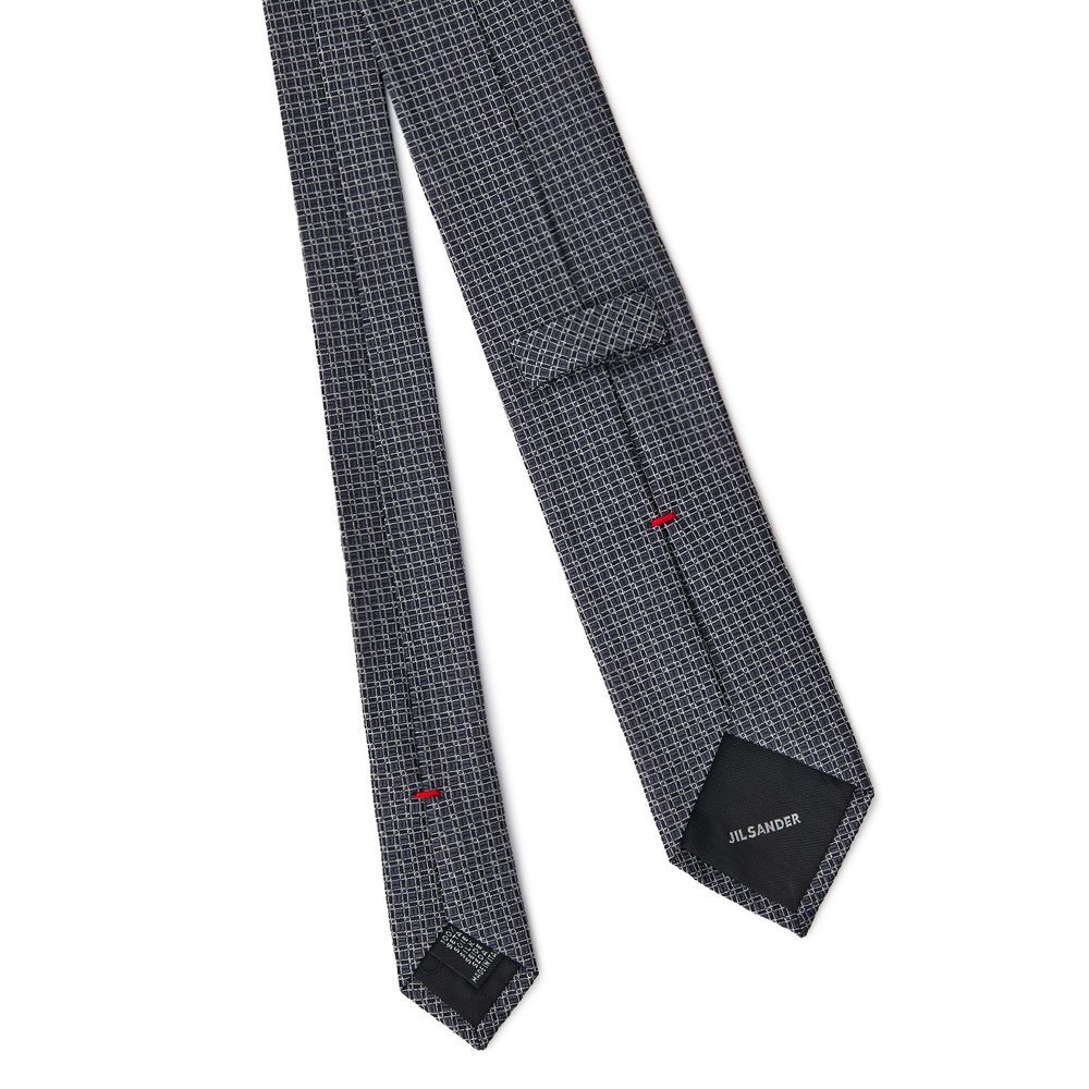 Jil Sander Gray Silk Men's Tie - Jil Sander - Modalova
