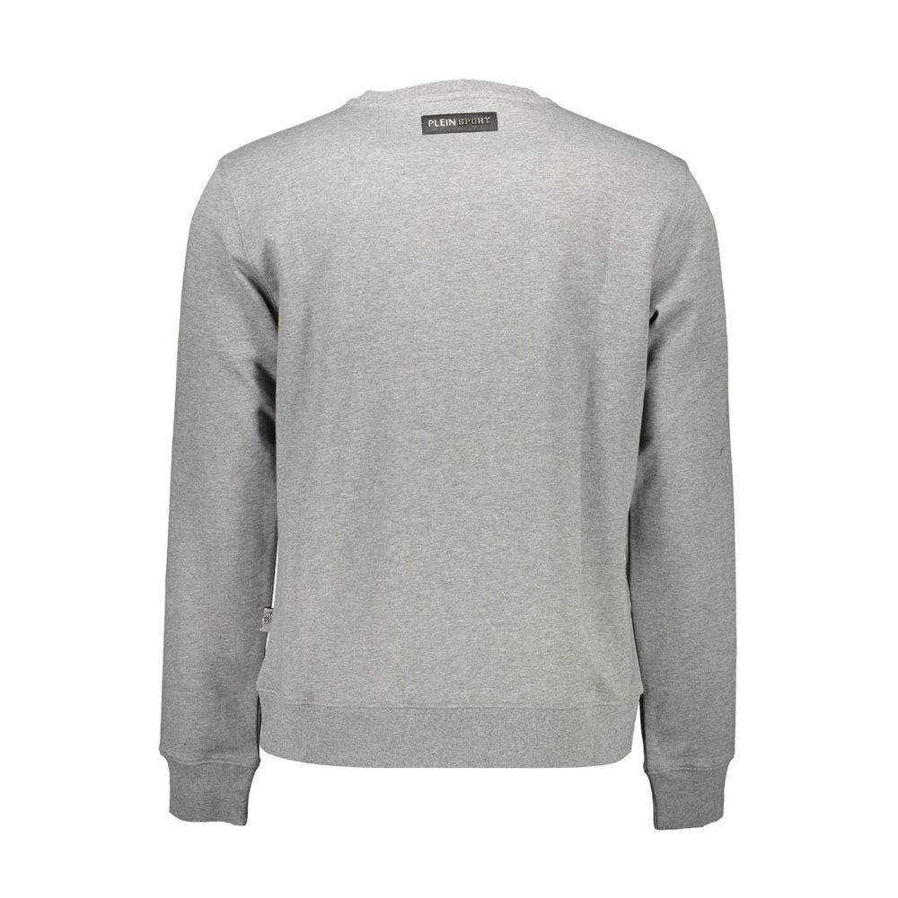 Grigio Cotton Men Men's Sweatshirt - Plein Sport - Modalova