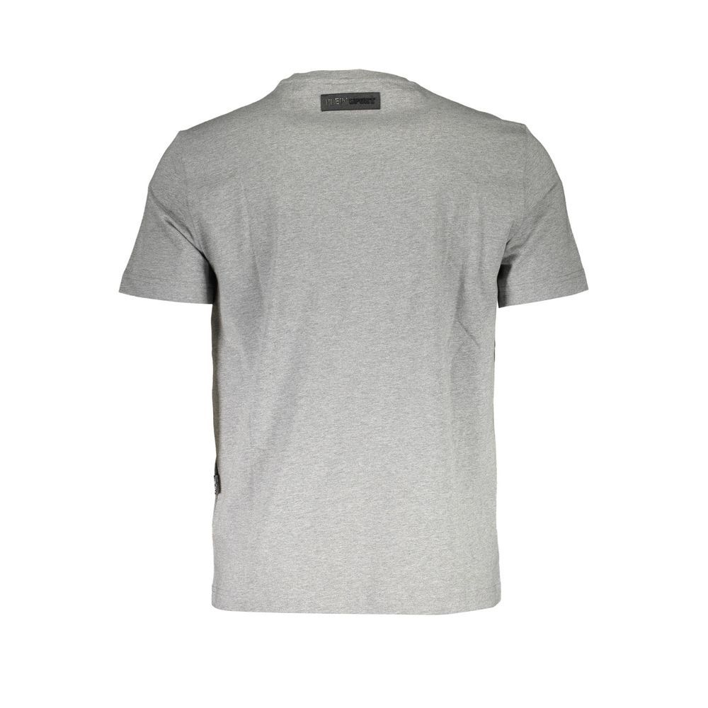 Grigio Cotton Men Men's T-Shirt - Plein Sport - Modalova