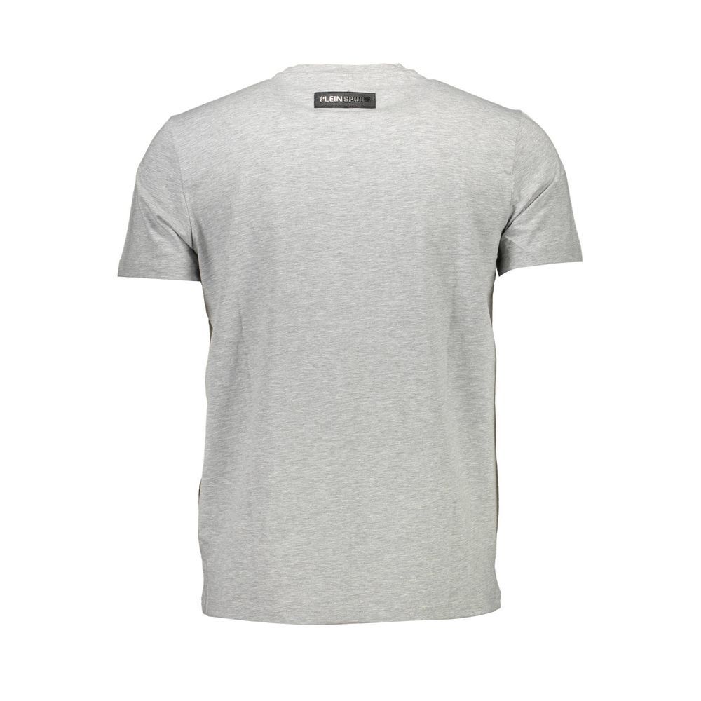 Grigio Cotton Men Men's T-Shirt - Plein Sport - Modalova