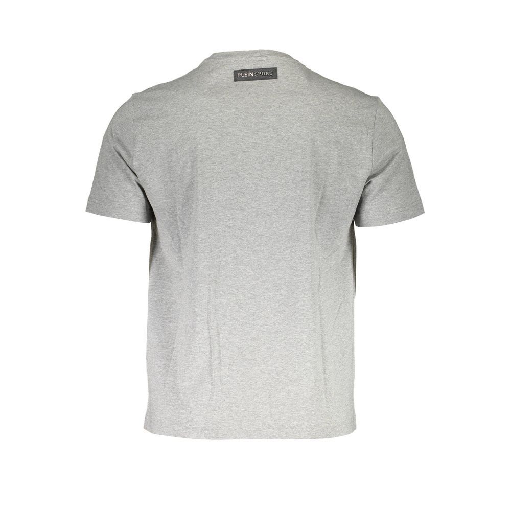Grigio Cotton Men Men's T-Shirt - Plein Sport - Modalova