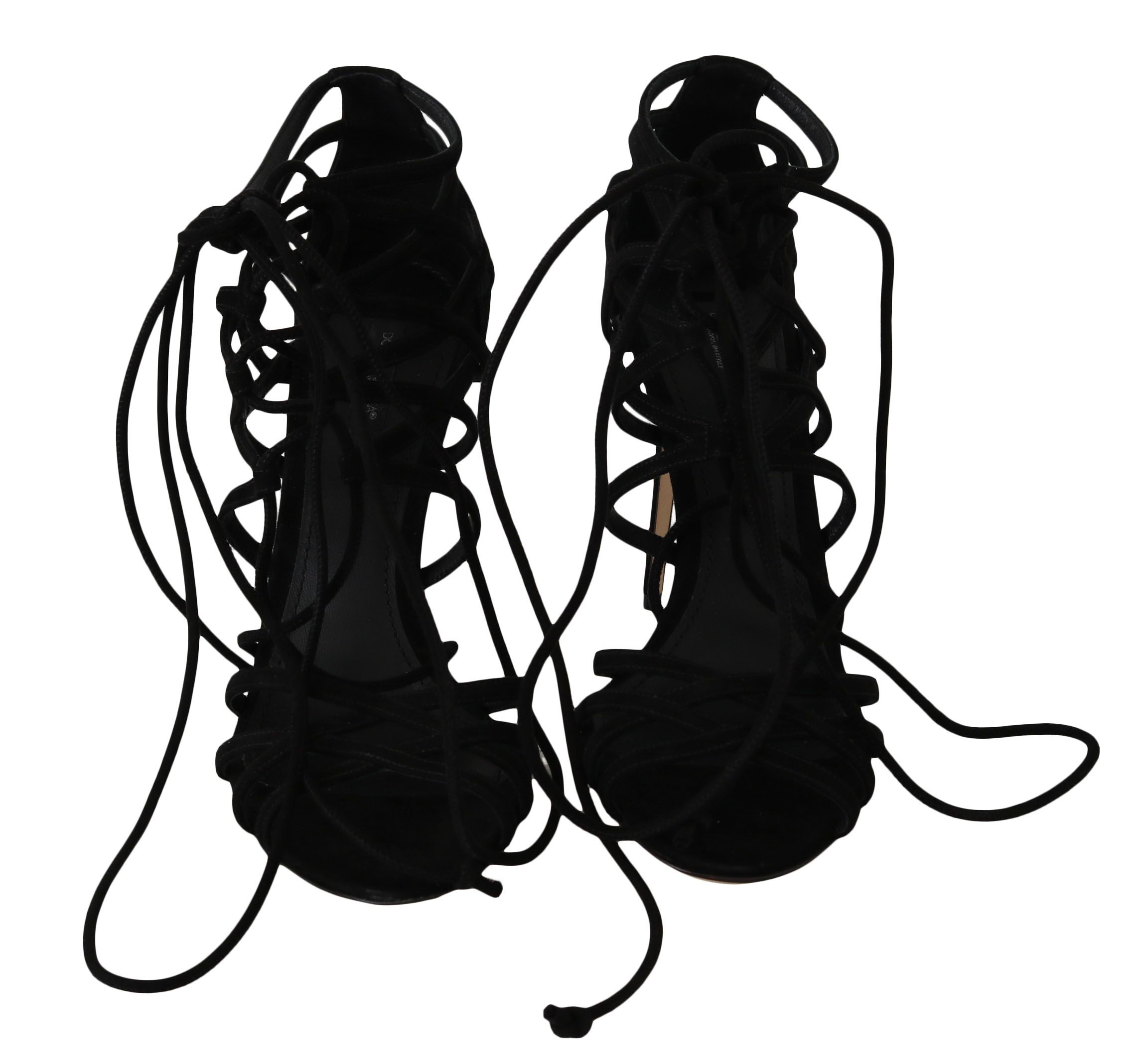 Suede Strap Stilettos Women's Sandals - Dolce & Gabbana - Modalova