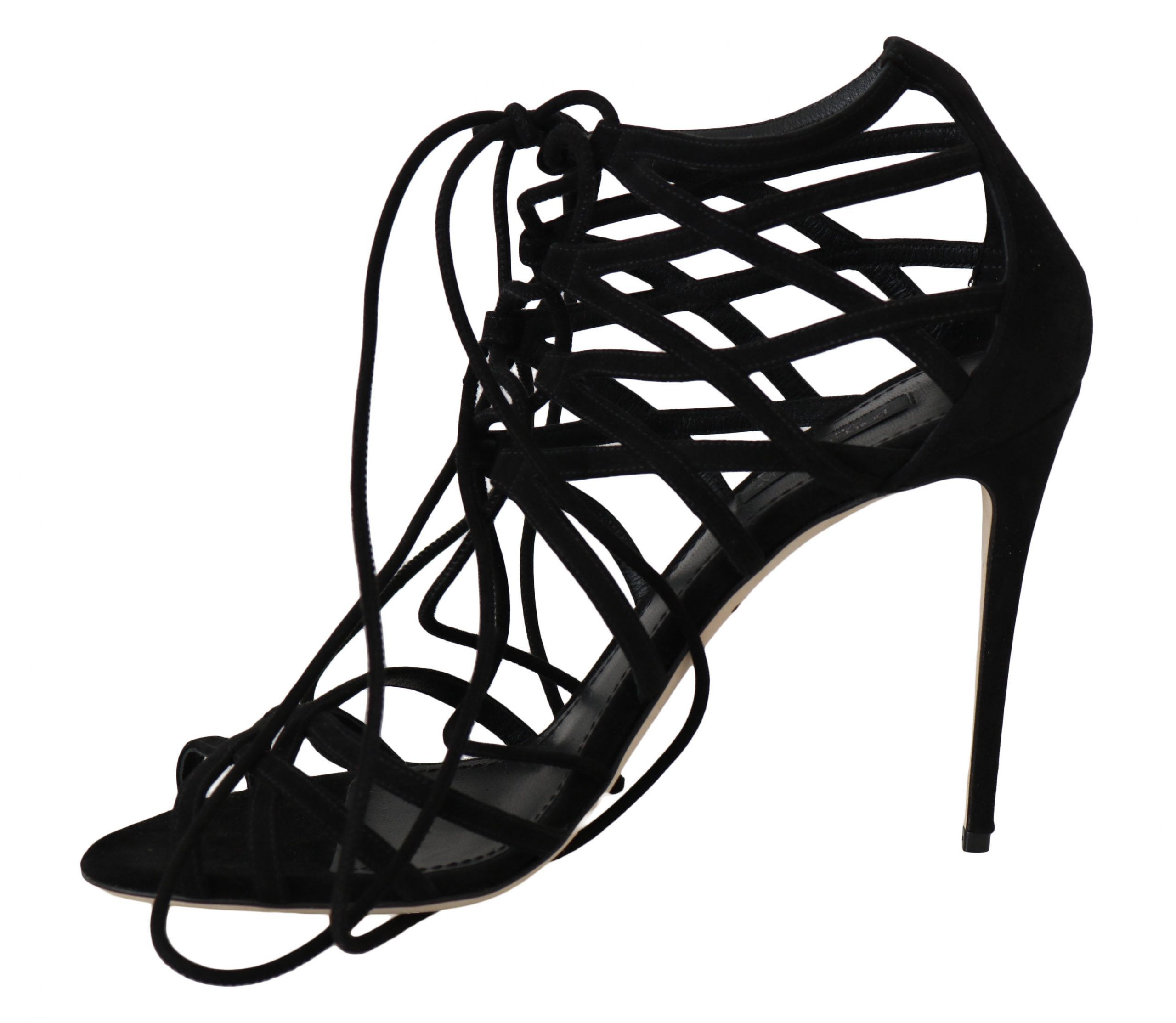Suede Strap Stilettos Women's Sandals - Dolce & Gabbana - Modalova
