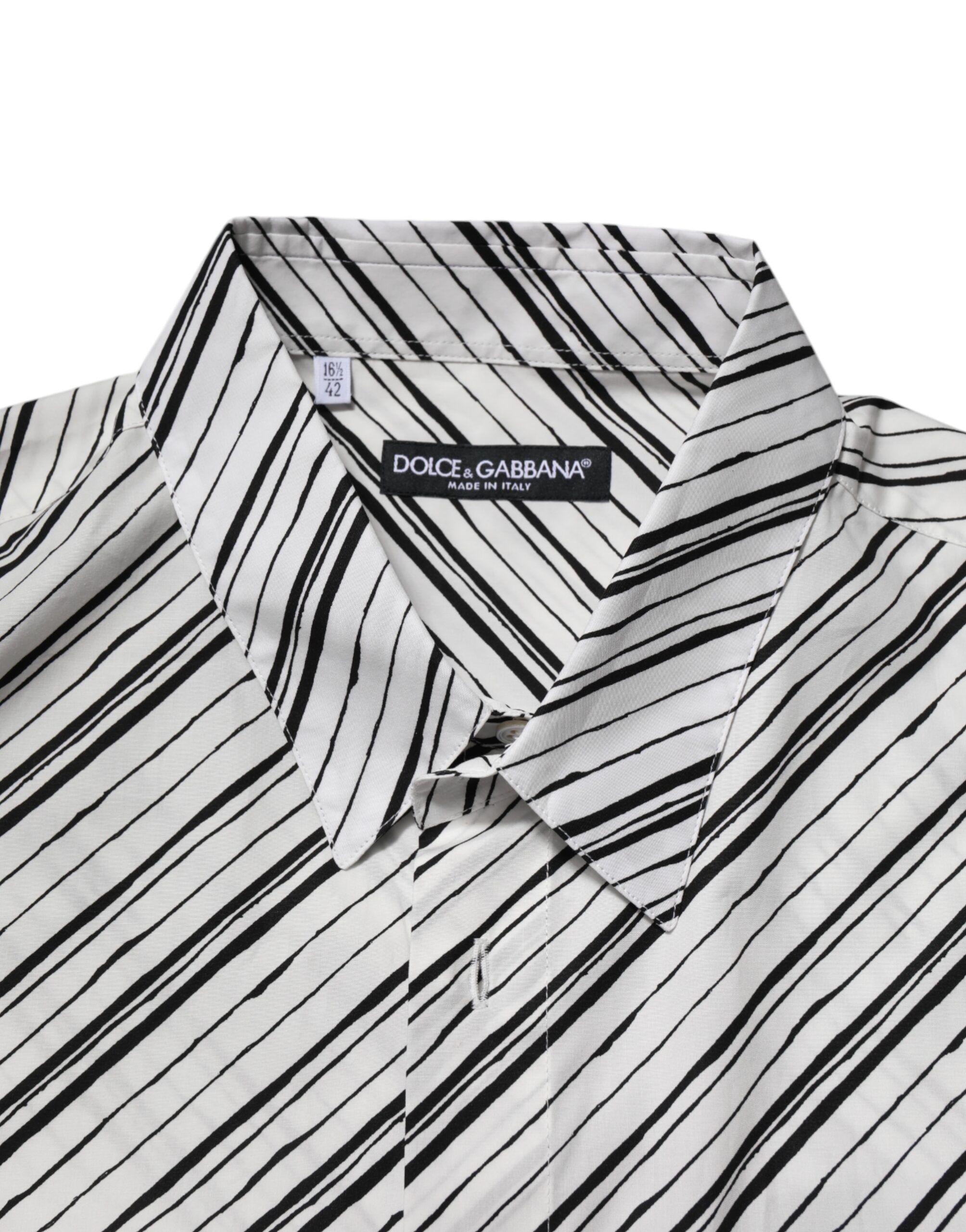 Striped Long Sleeves Men Formal Men's Shirt - Dolce & Gabbana - Modalova