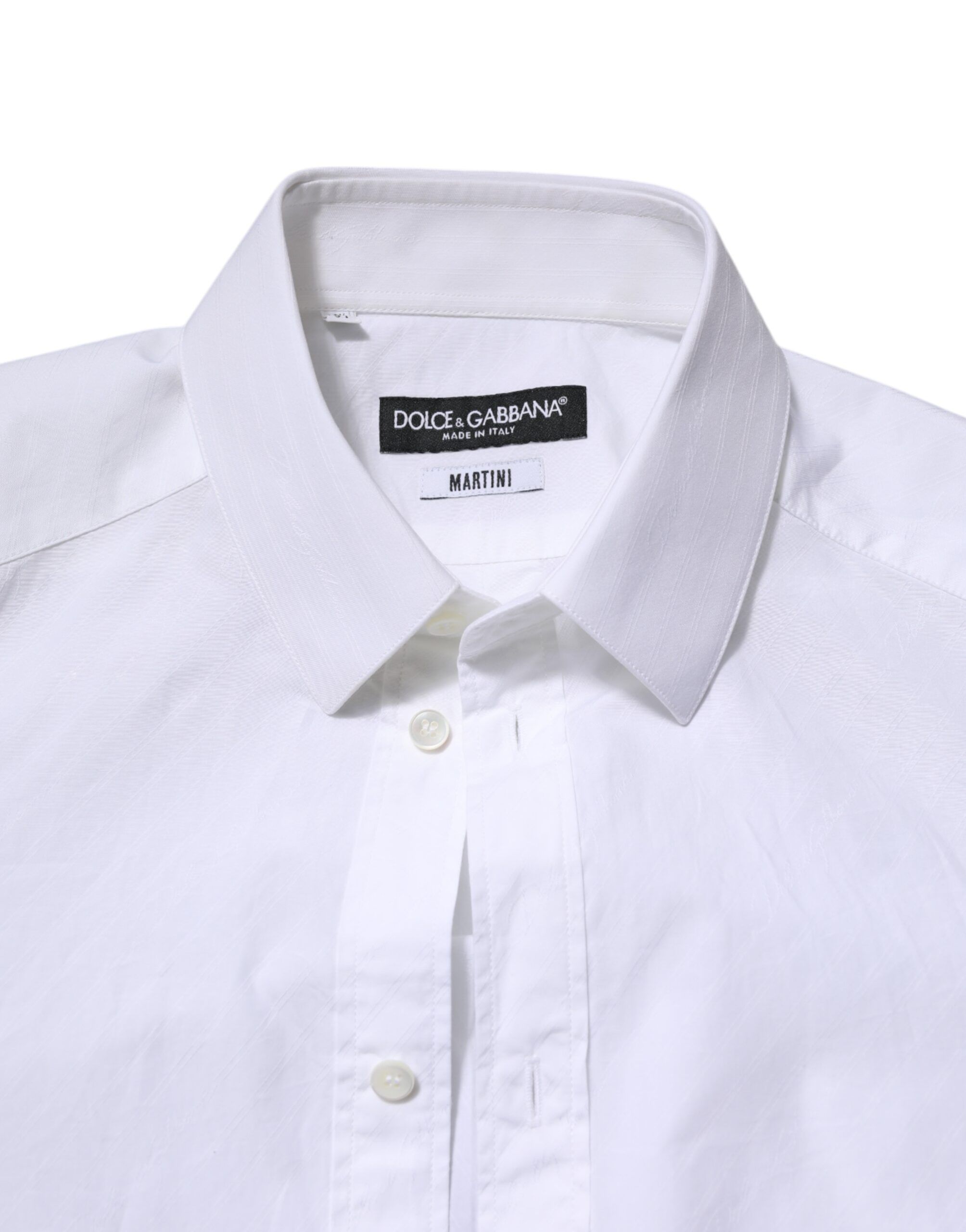 Cotton MARTINI Long Sleeve Dress Men's Shirt (Pre-Owned) - Dolce & Gabbana - Modalova