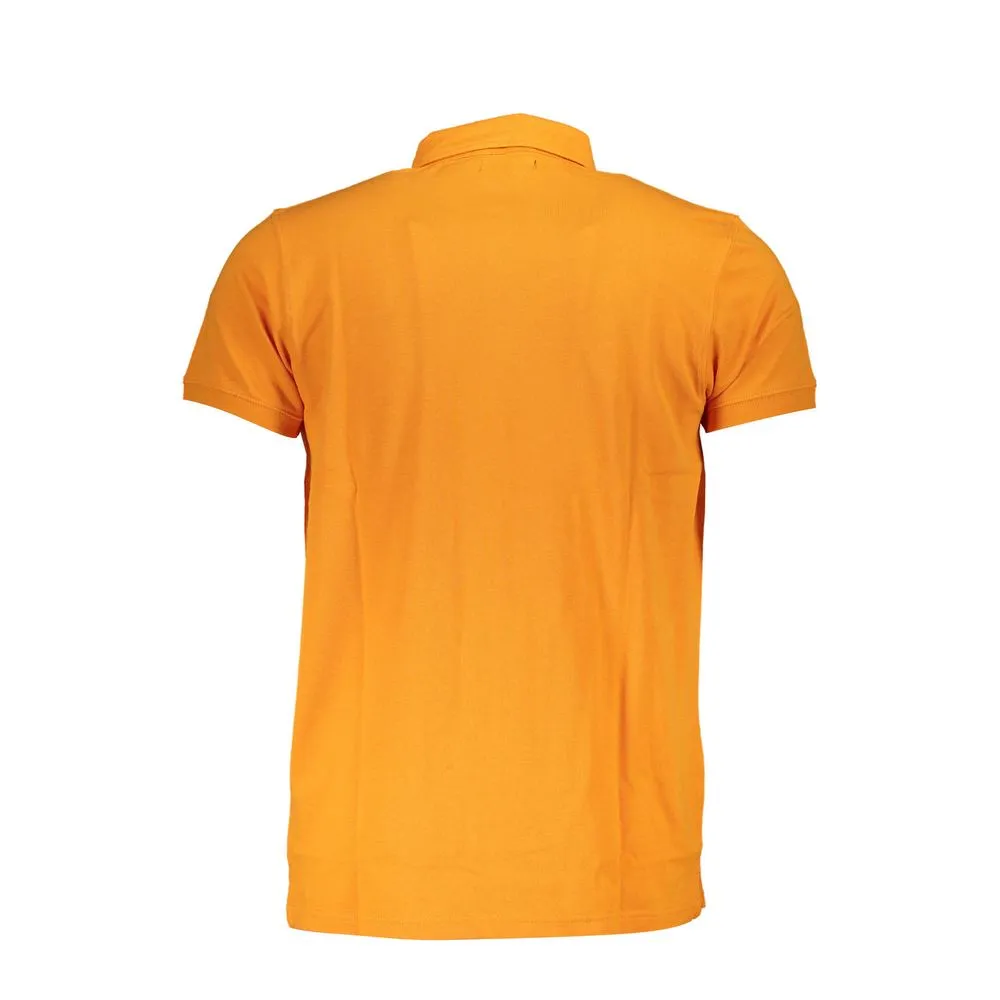 Arancione Cotton Men Men's Polo - Cavalli Class - Modalova