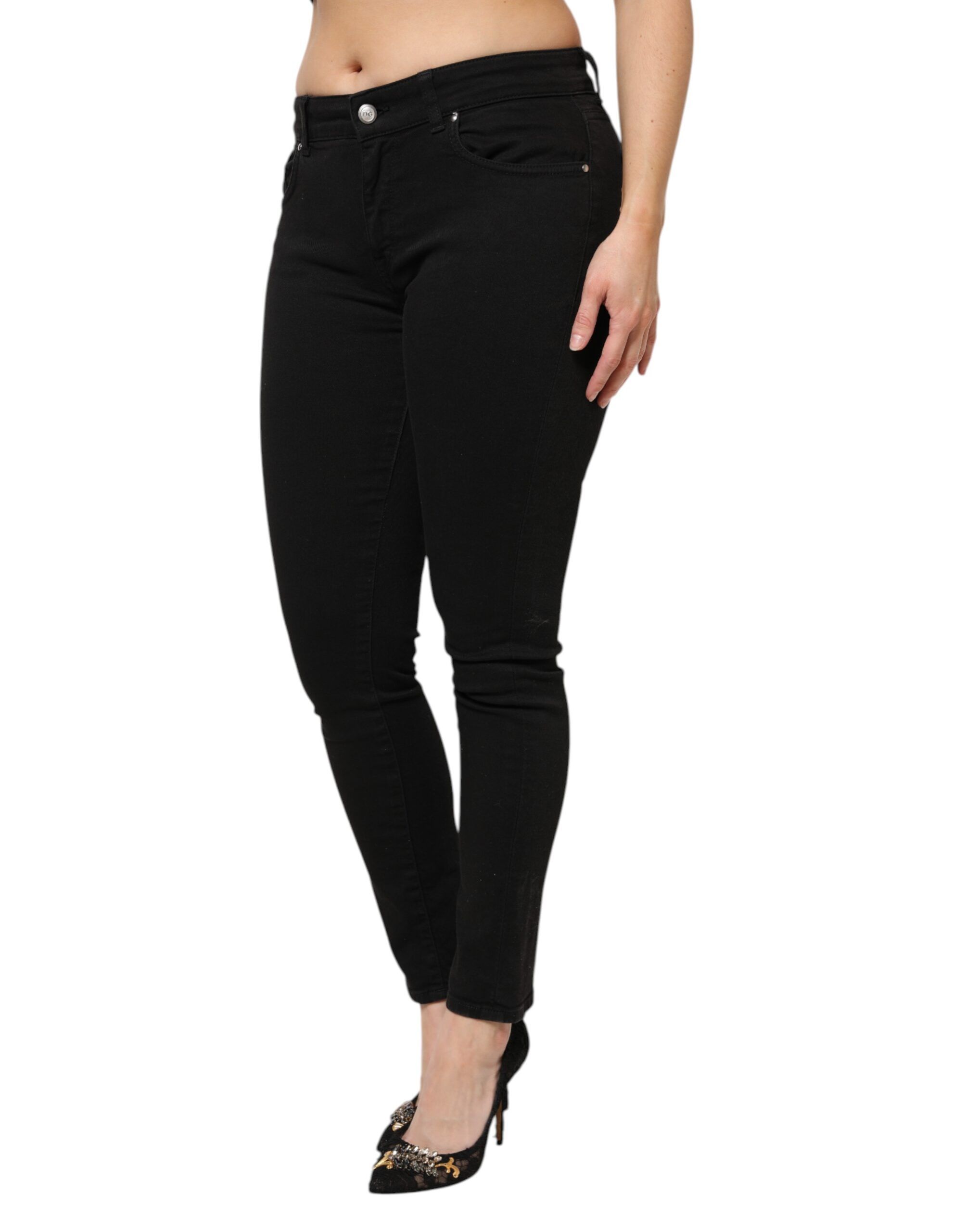 Cotton Mid Waist Denim Women's Jeans - Dolce & Gabbana - Modalova