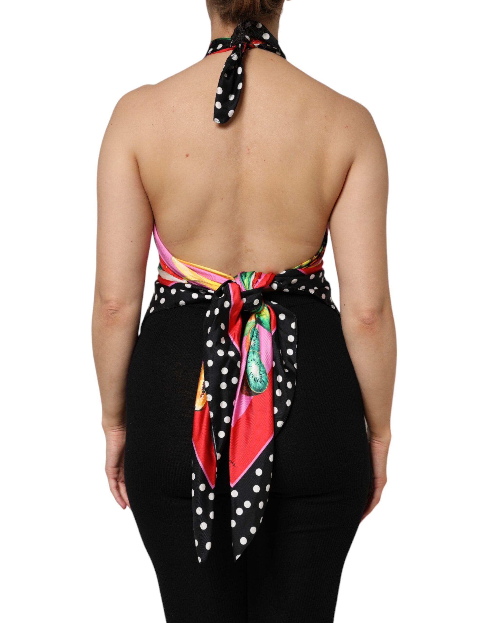 Halter Party Evening Cropped Women's Top - Dolce & Gabbana - Modalova