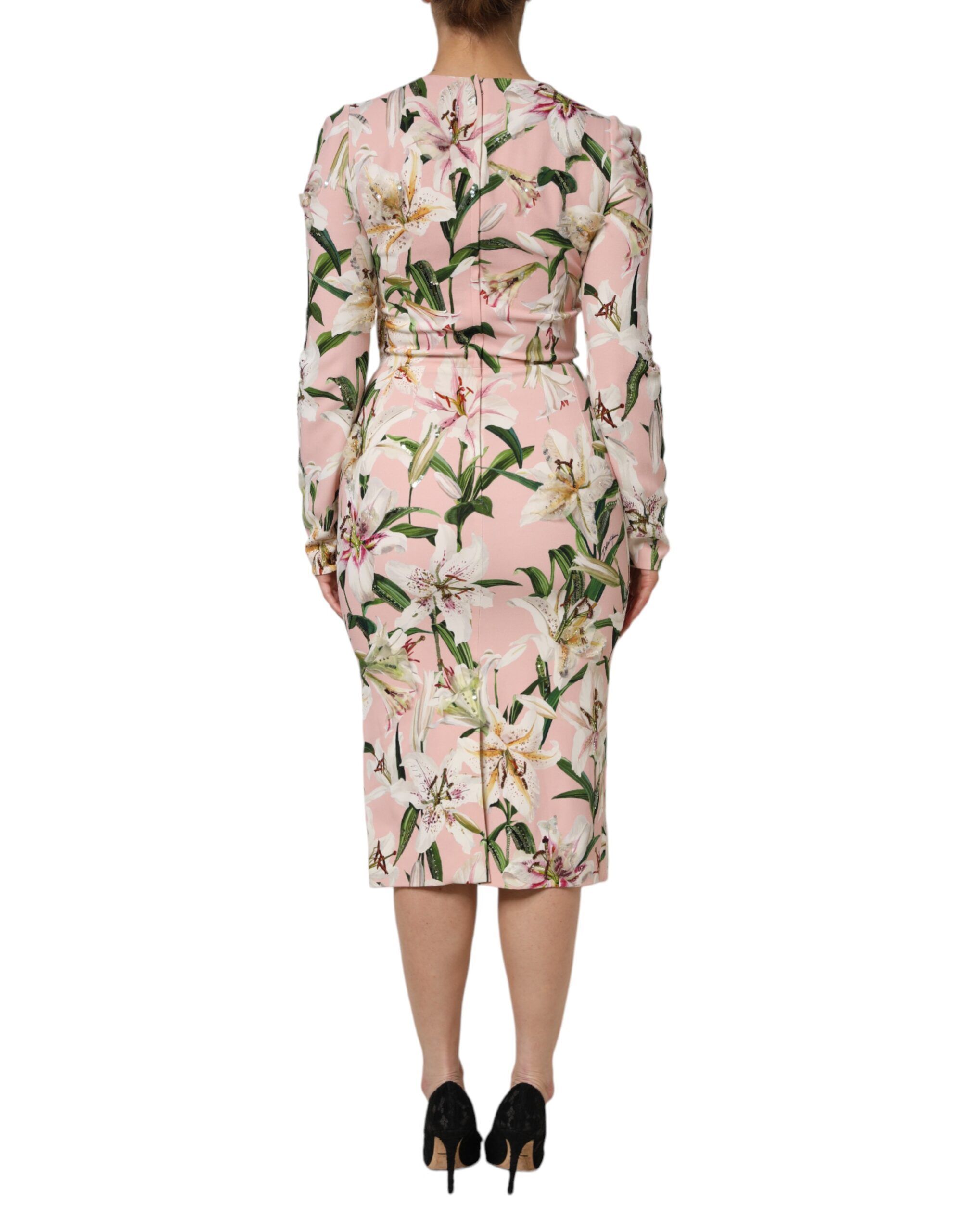 Lily Viscose Sheath Stretch Midi Women's Dress (Pre-Owned) - Dolce & Gabbana - Modalova