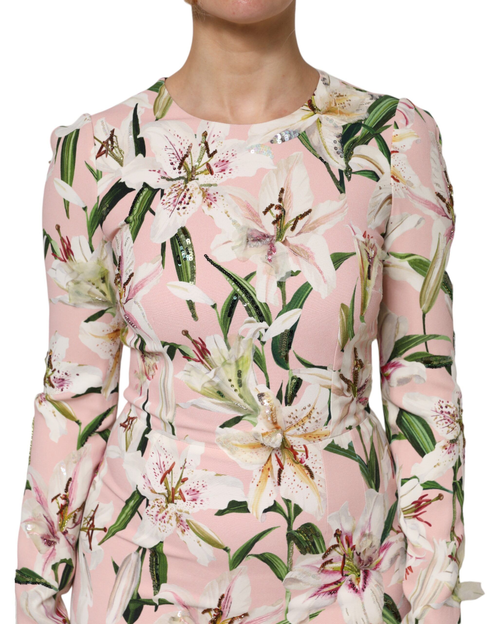 Lily Viscose Sheath Stretch Midi Women's Dress (Pre-Owned) - Dolce & Gabbana - Modalova