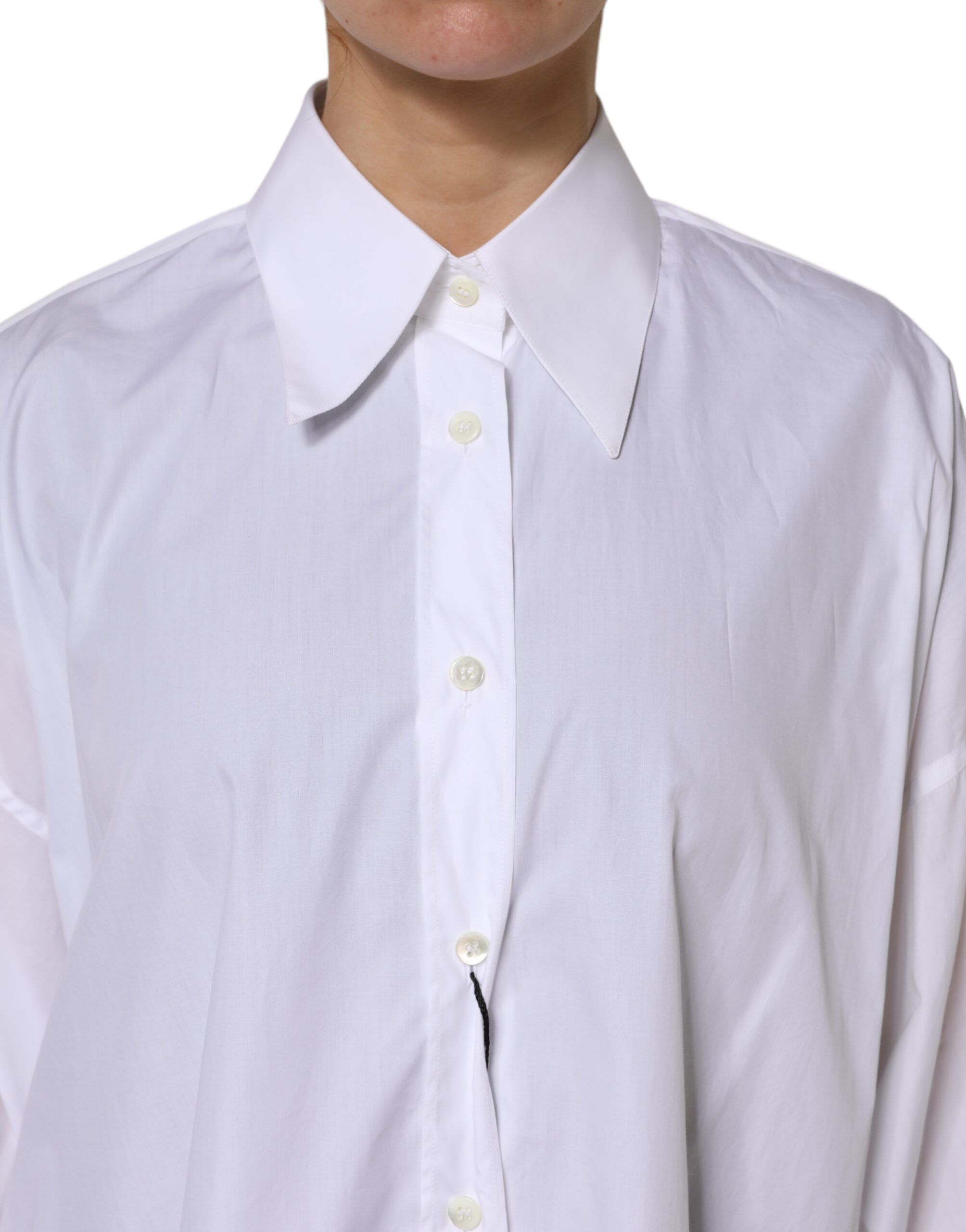Cotton Collared Shirt Long Sleeve Women's Top (Pre-Owned) - Dolce & Gabbana - Modalova