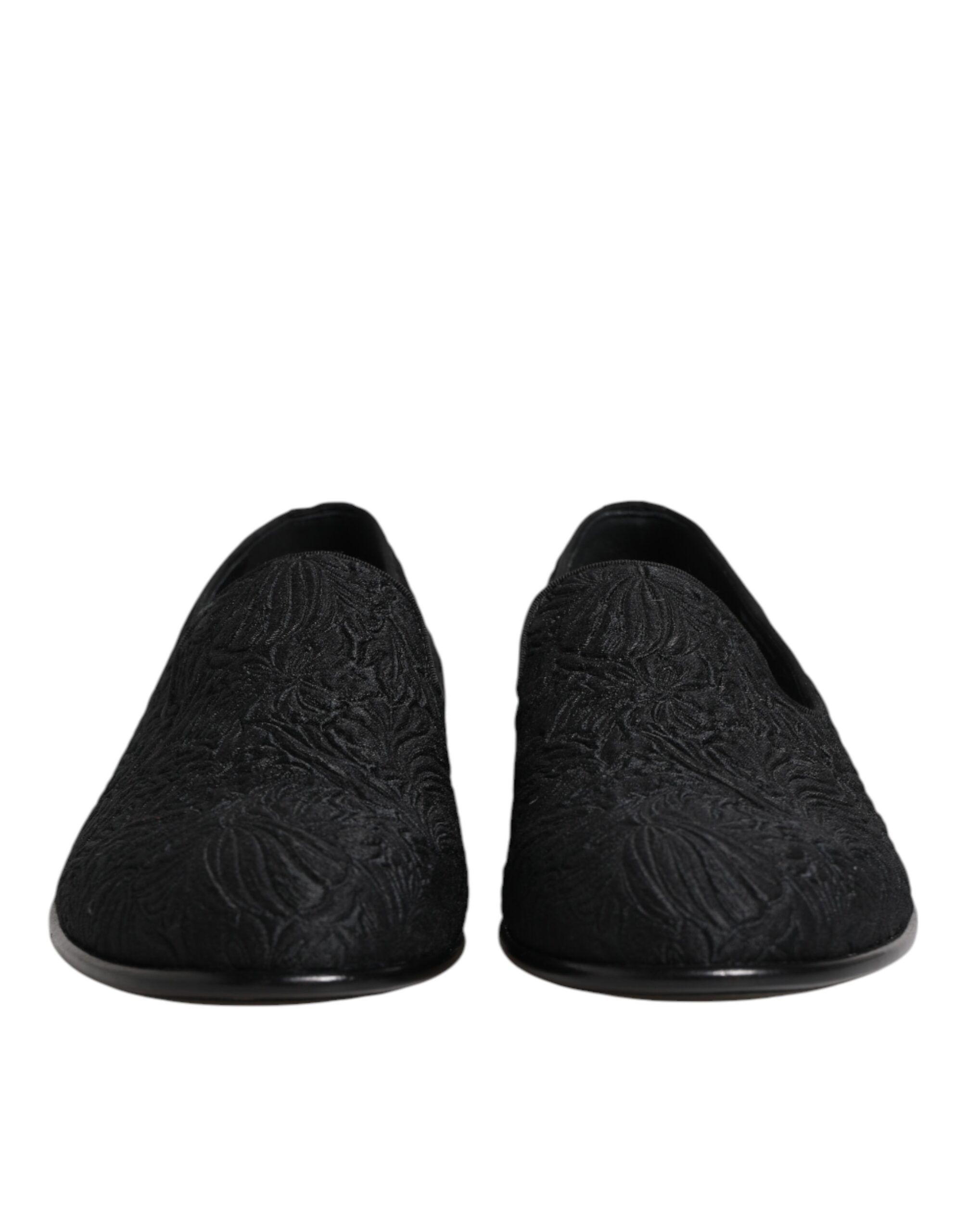 Jacquard Slip On Loafers Formal Men's Shoes - Dolce & Gabbana - Modalova