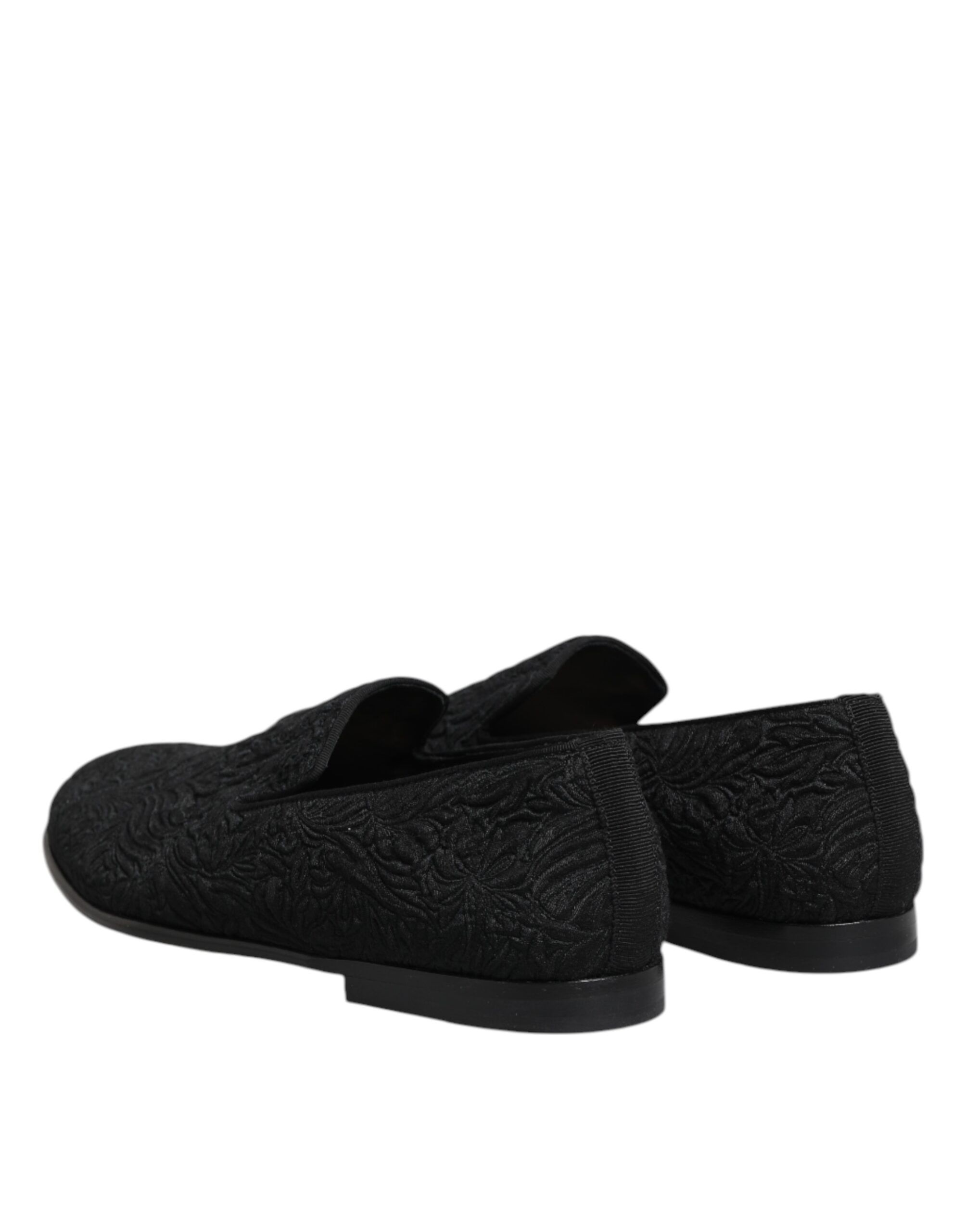 Jacquard Slip On Loafers Formal Men's Shoes - Dolce & Gabbana - Modalova