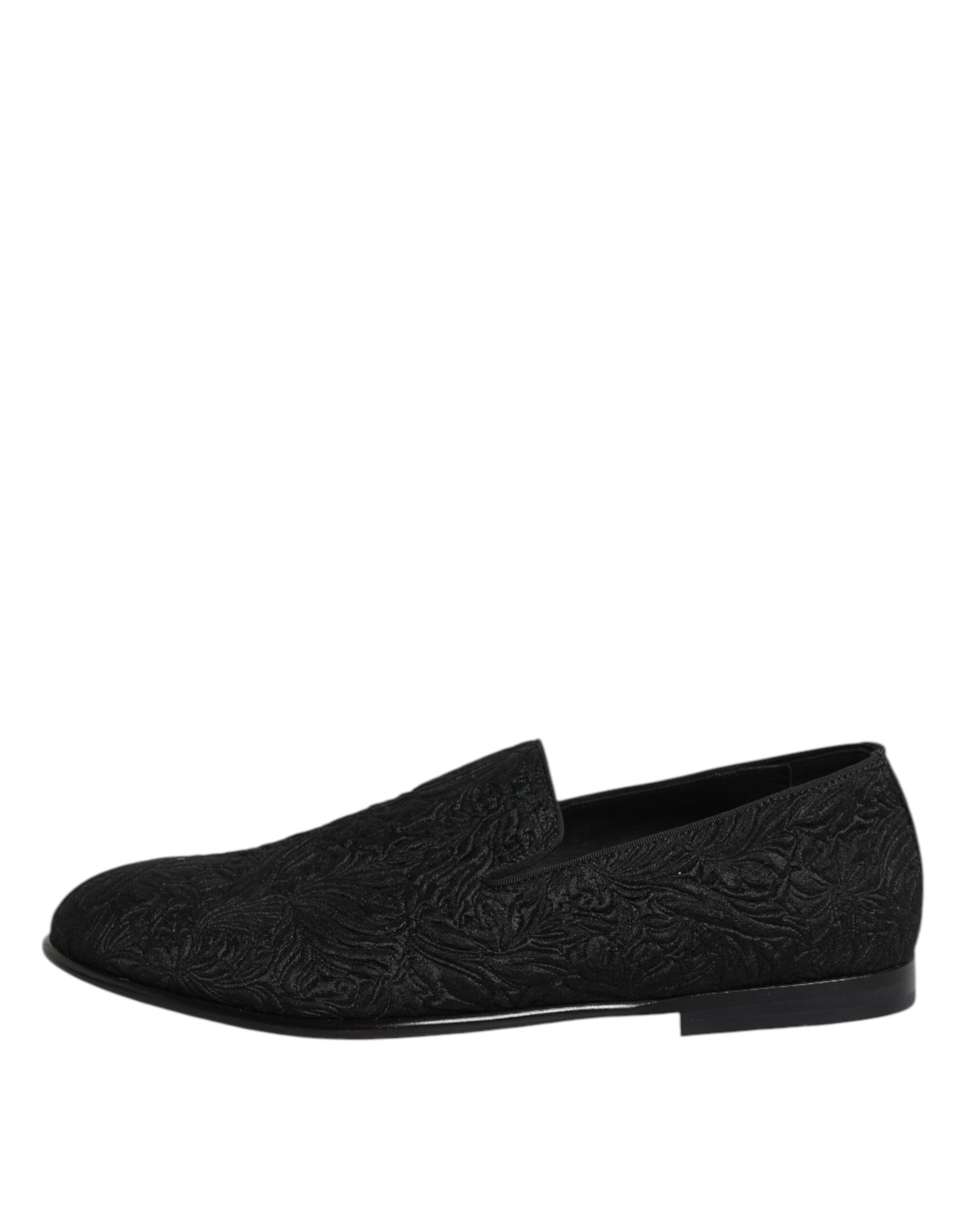 Jacquard Slip On Loafers Formal Men's Shoes - Dolce & Gabbana - Modalova