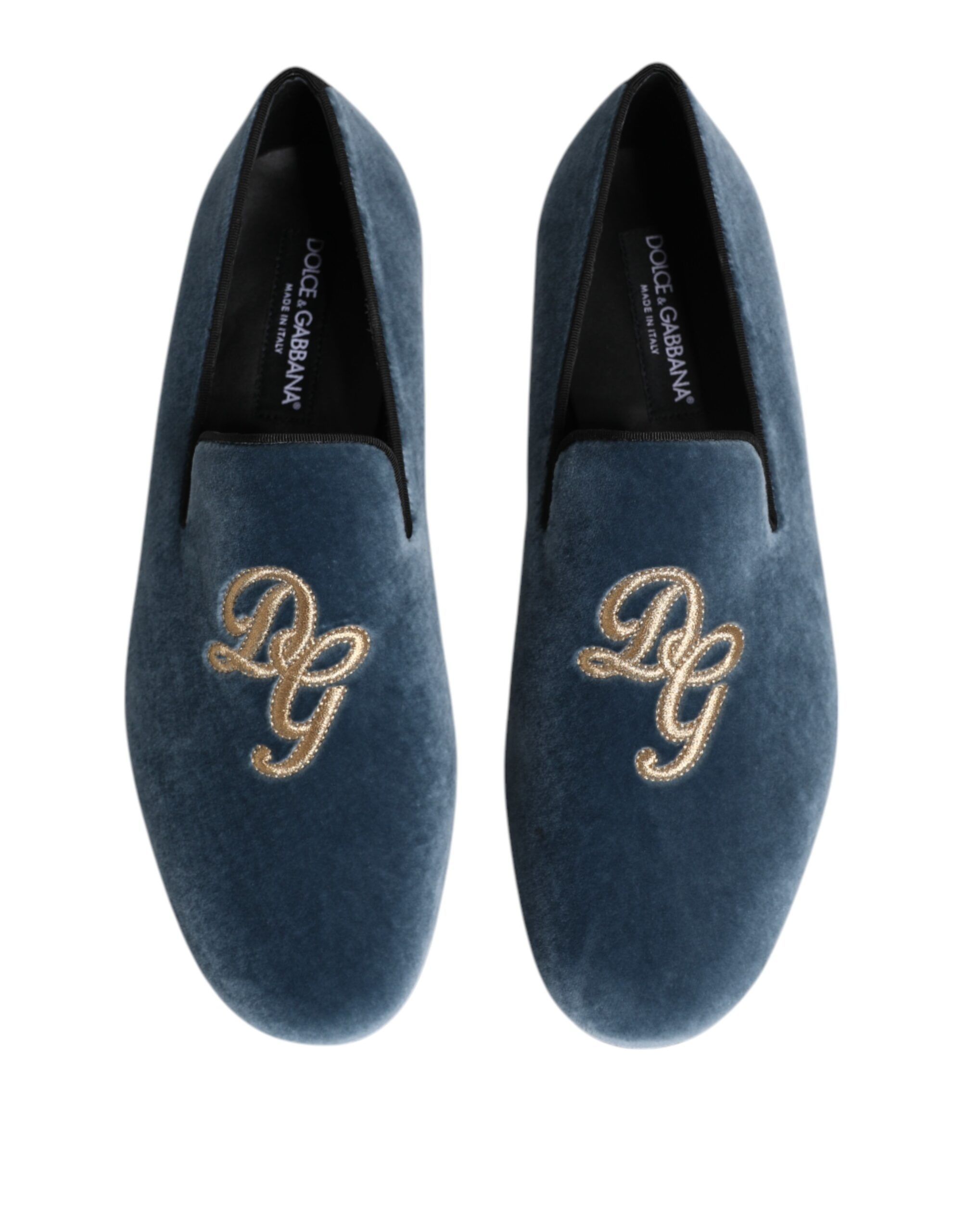 Velvet DG Logo Loafers Formal Men's Shoes - Dolce & Gabbana - Modalova